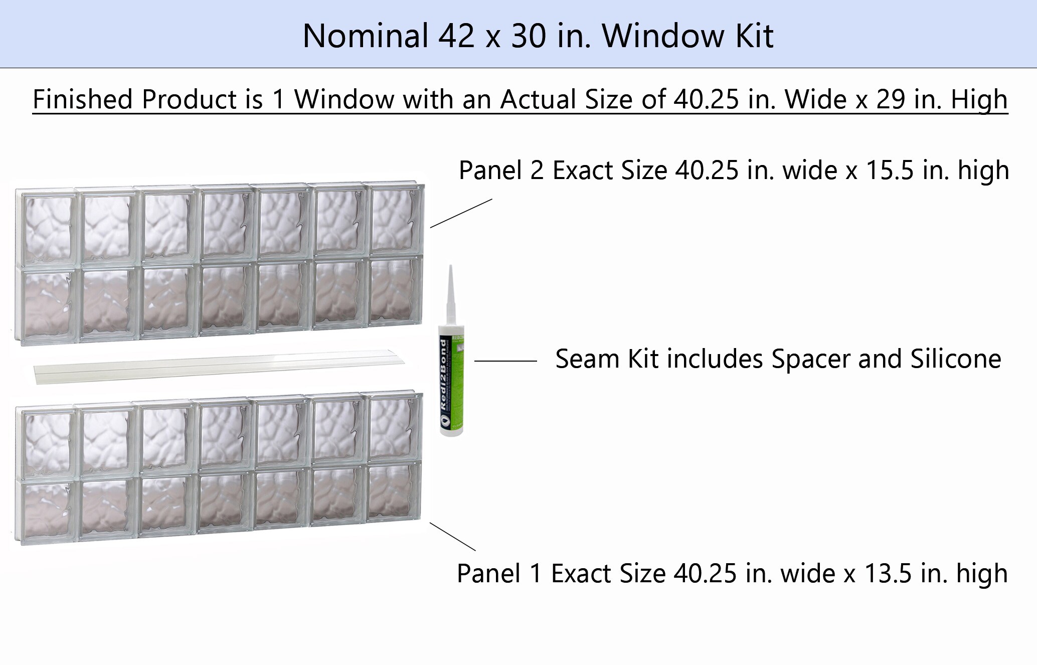 REDI2SET S4230DC Glass-Block-Windows - View #2