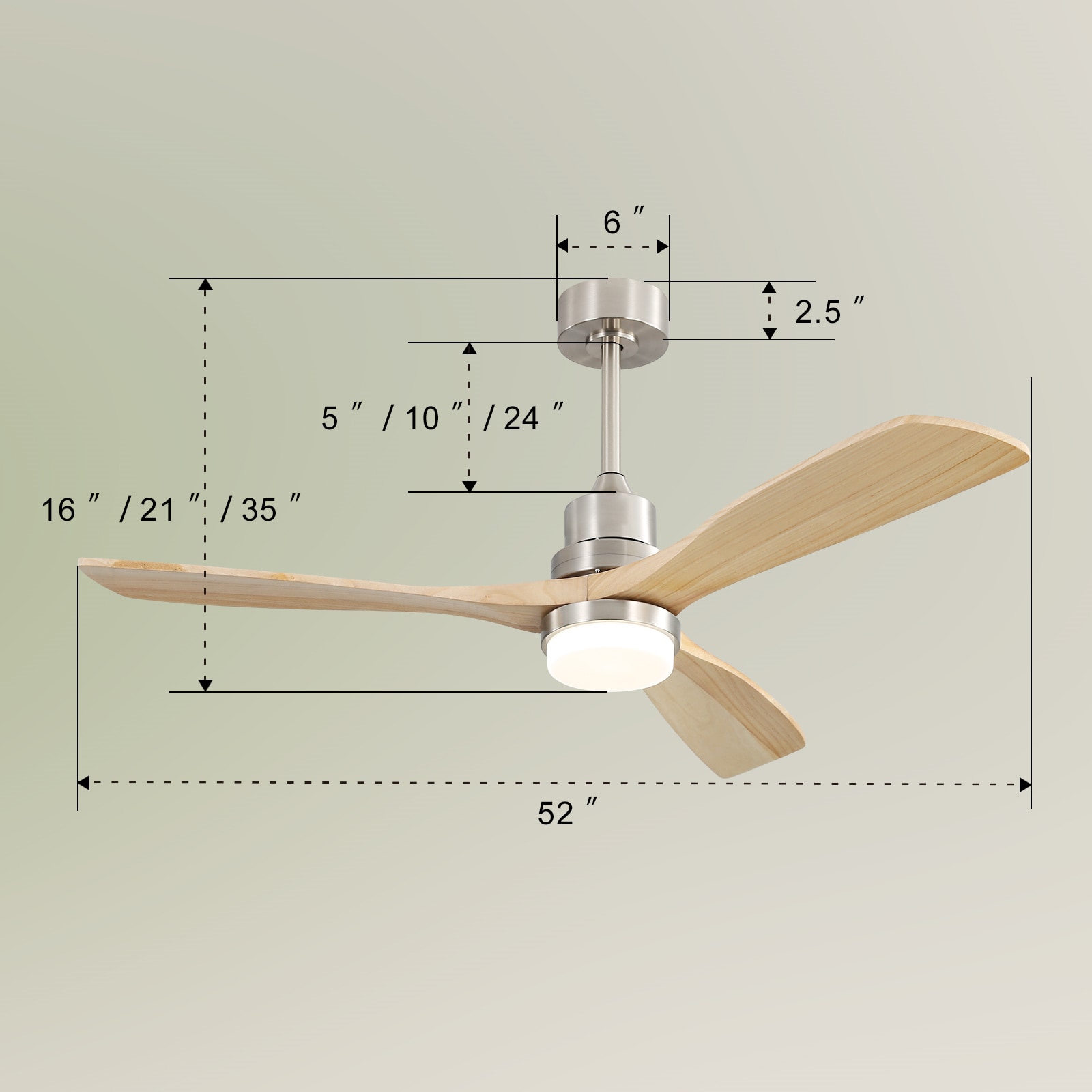 Yardreeze KBS-5247-SN Ceiling-Fans - View #8
