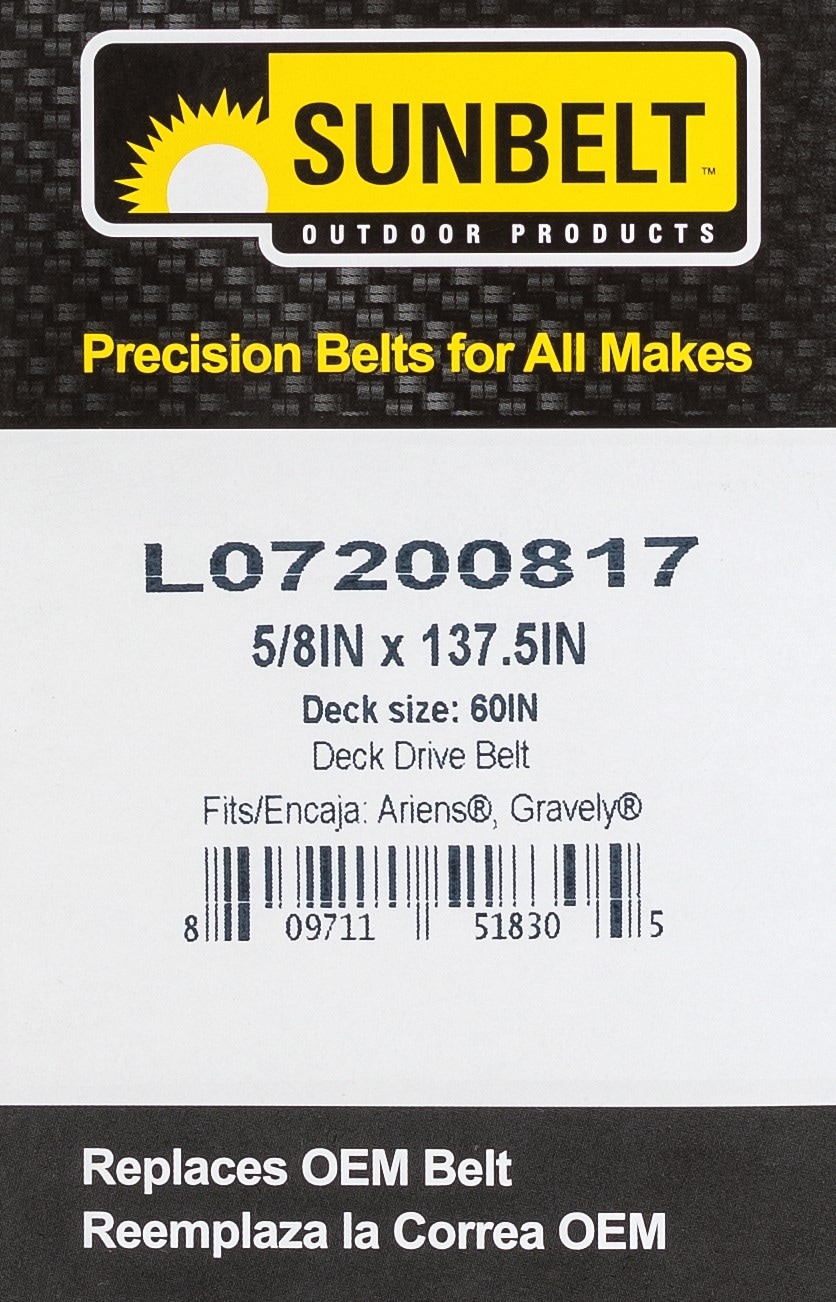 Sunbelt L07200817 Riding-Mower-Belts - View #5