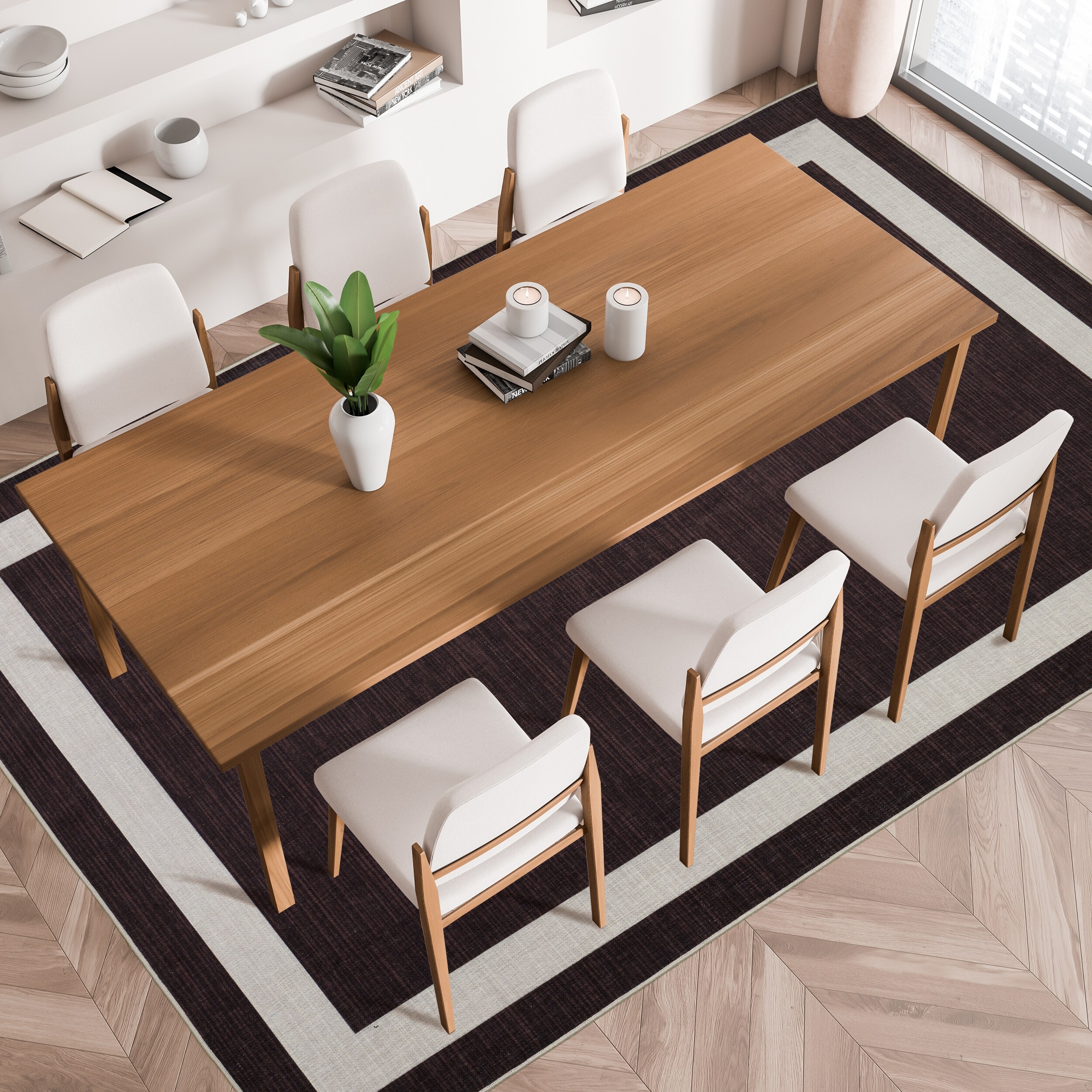 Playa Rug PLY-EVR-BRWN-5X8 rugs - View #4