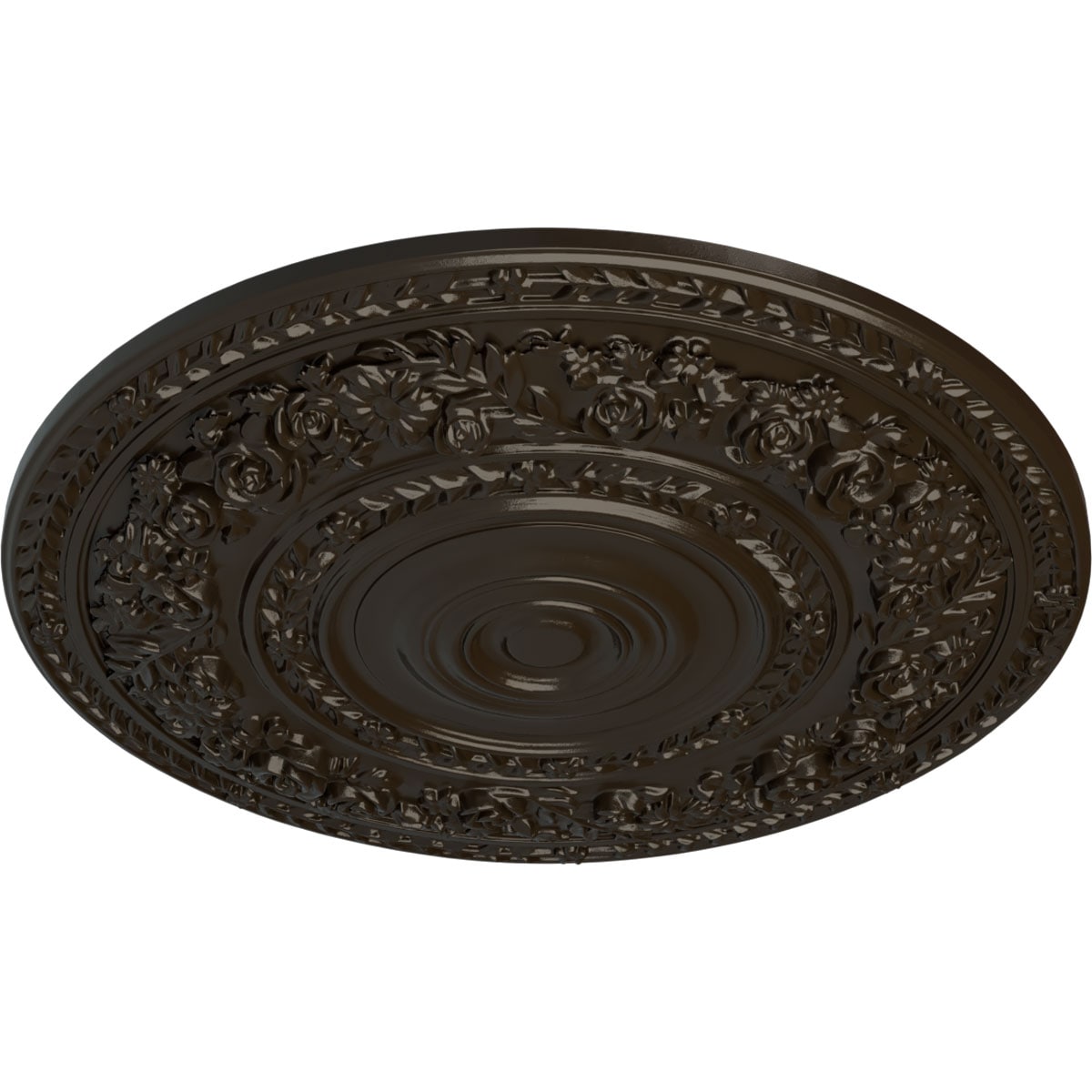 Ekena Millwork CM33ROSHF Ceiling-Medallions - View #2