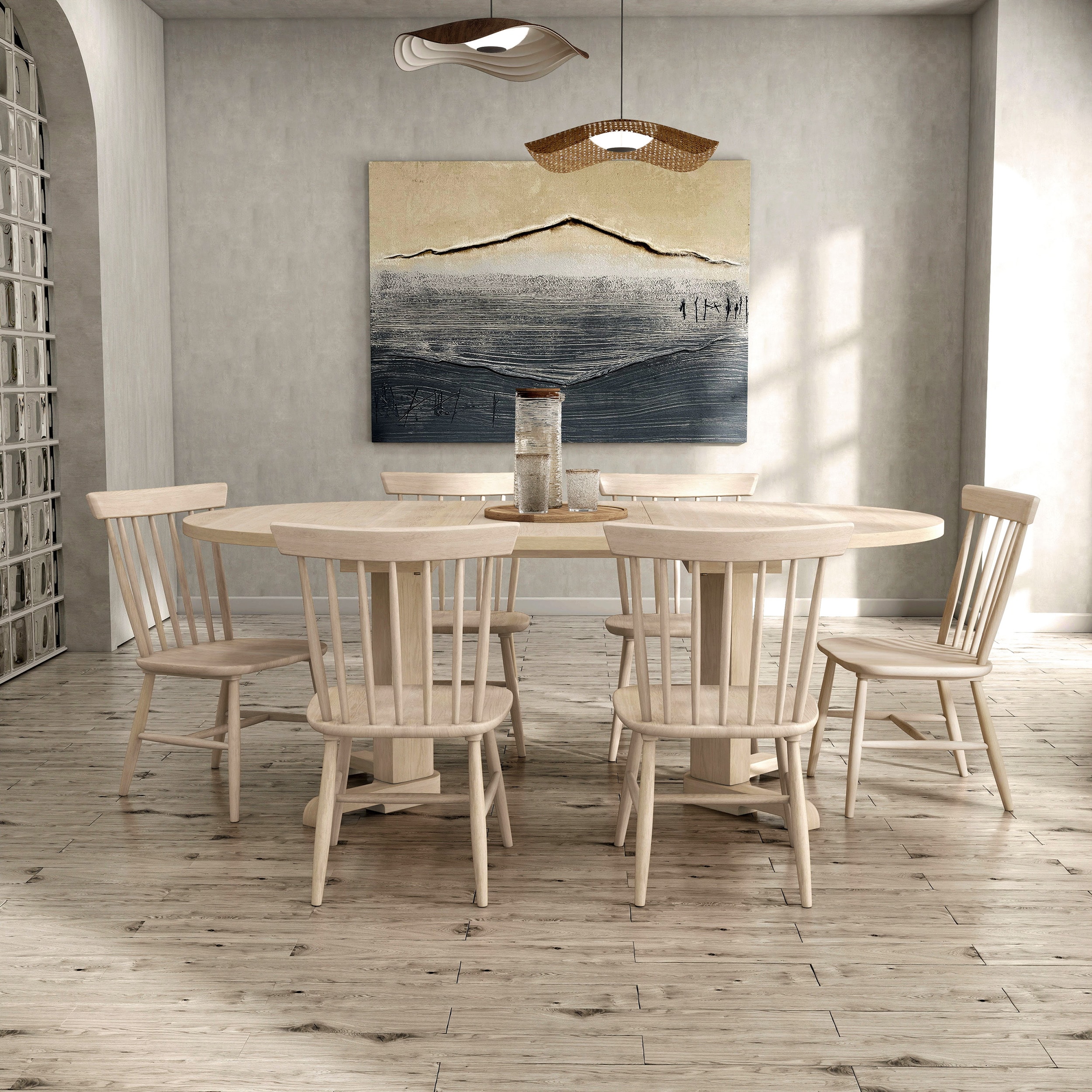 Furniture of America IDF-3101NTT-7PC Dining-Sets - View #5