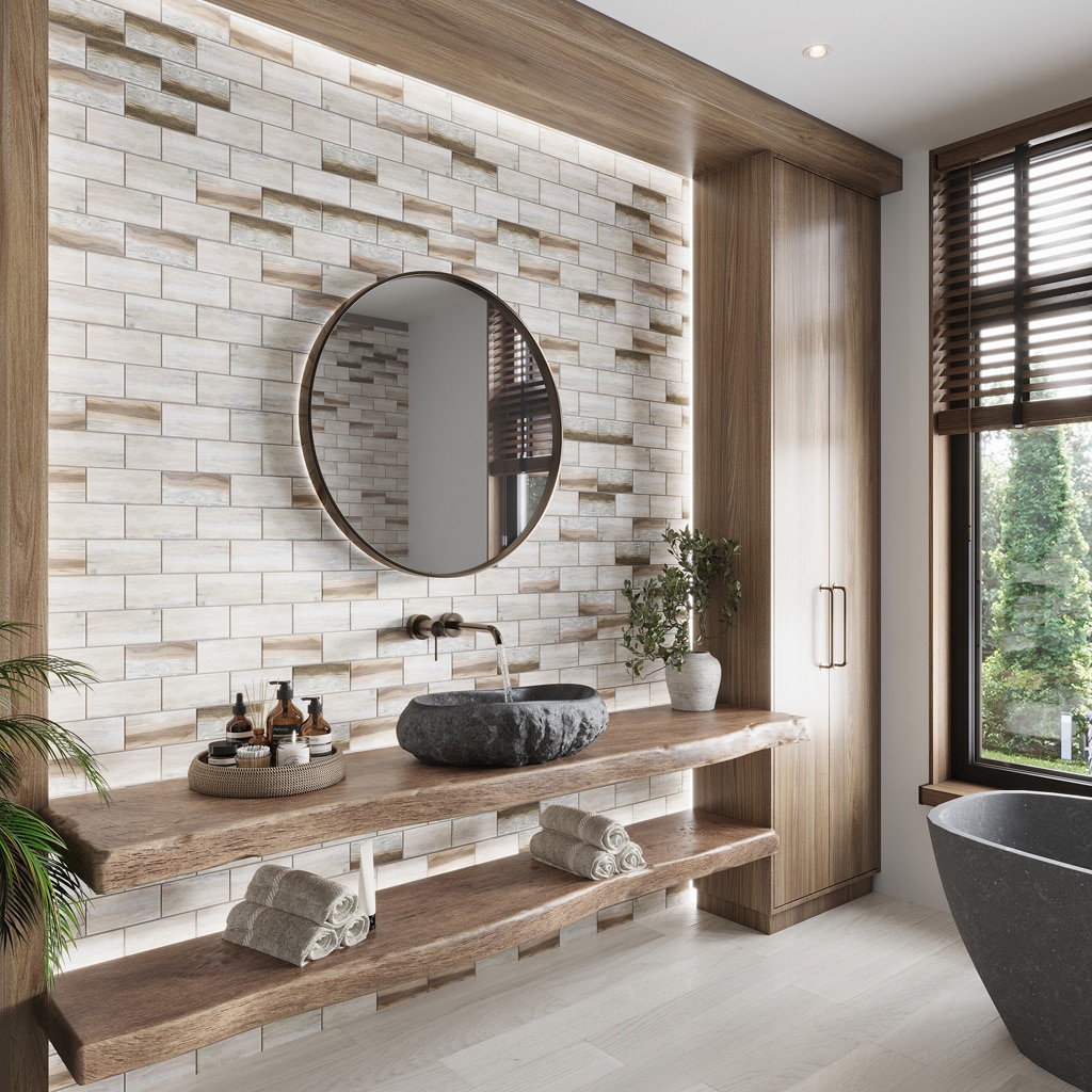 Apollo Tile APLNNR8810BRASAMPLE Tile-Samples - View #2