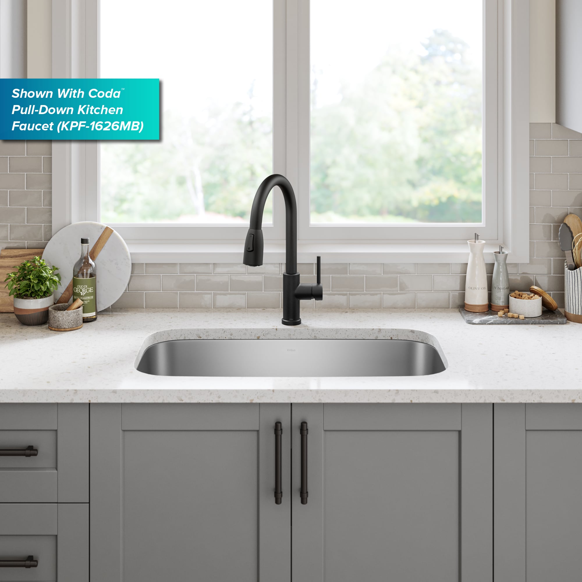 Kraus KBU14 Kitchen-Sinks - View #13