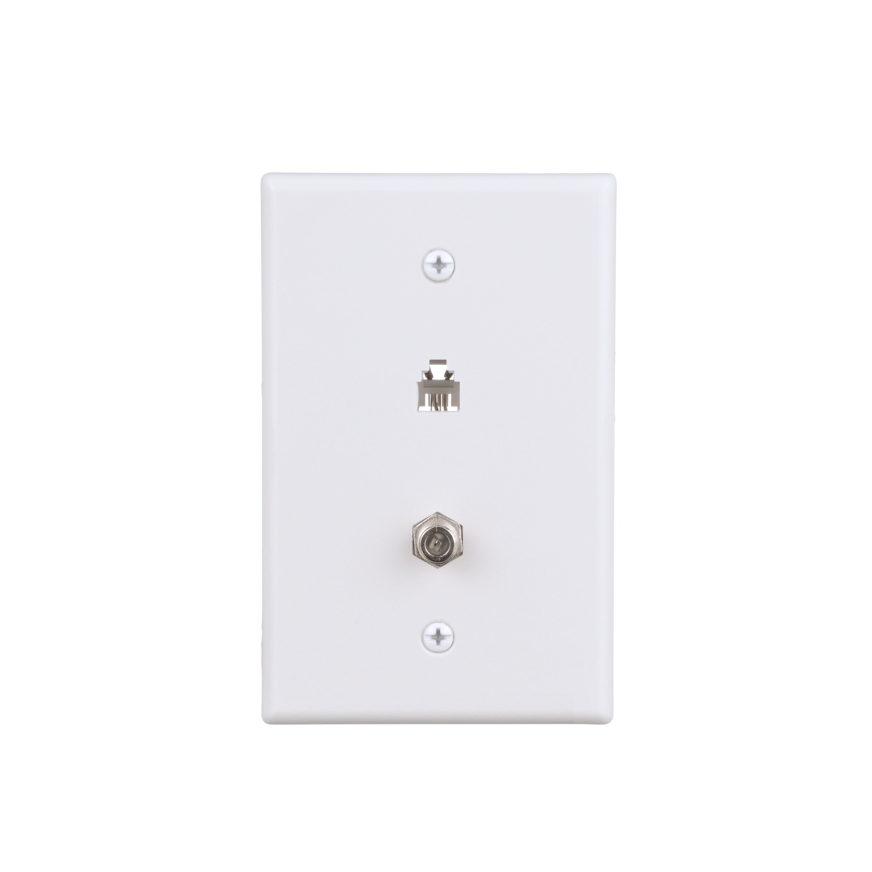 Eaton 3536-4W-F-LW 1 -Gang Midsize Size White Thermoplastic Indoor Wall Plate