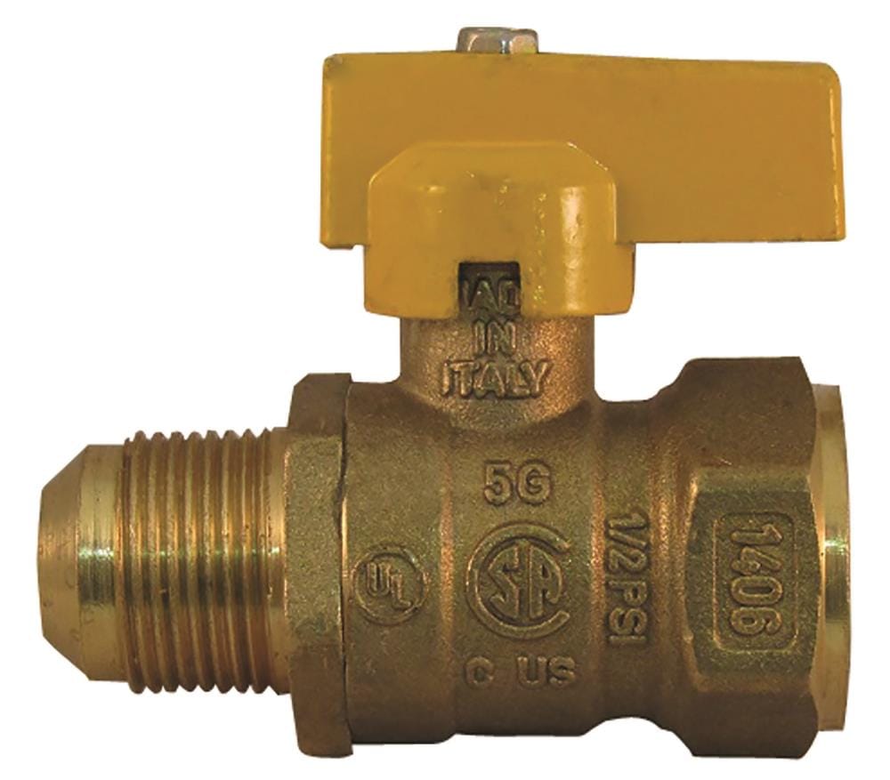 PRO-FLEX 3/4-in Fip x 1/2-in Flare Ball Valve in the Ball Valves department  at