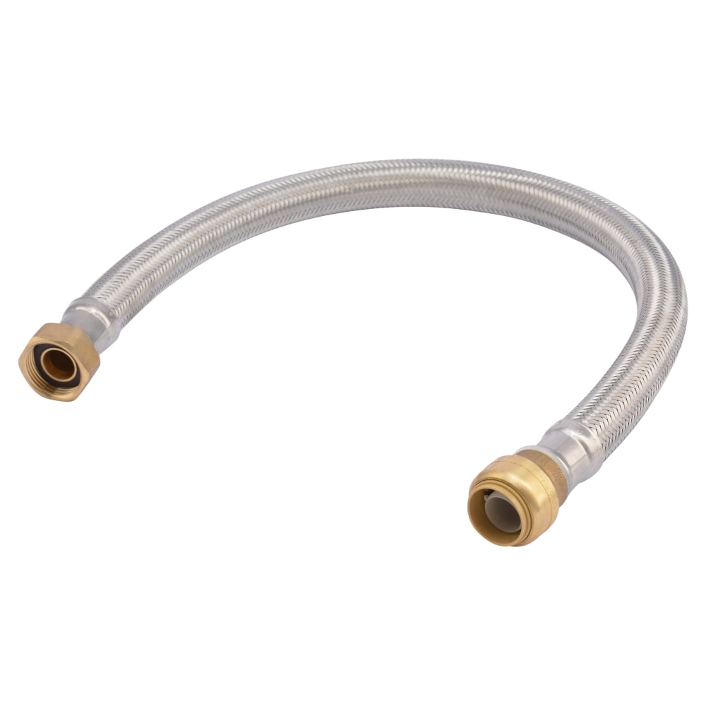 Stainless Steel Supply Hose Outer Tube Hot Cold  Pipe Line Connector 
