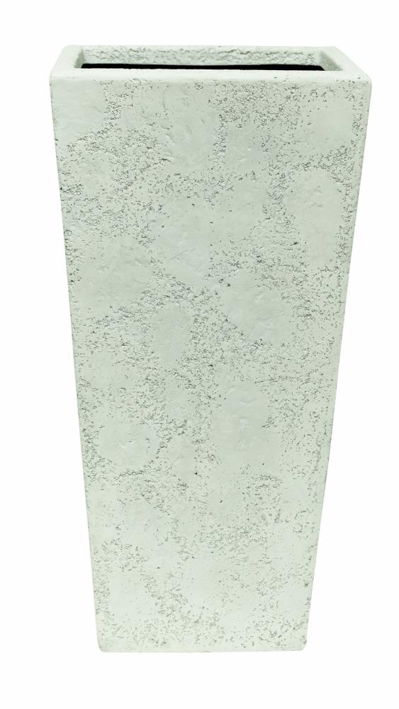  PC9035 Square 12.0-Inches W Large White Mixed/Composite Indoor/Outdoor Planter with Drainage Holes