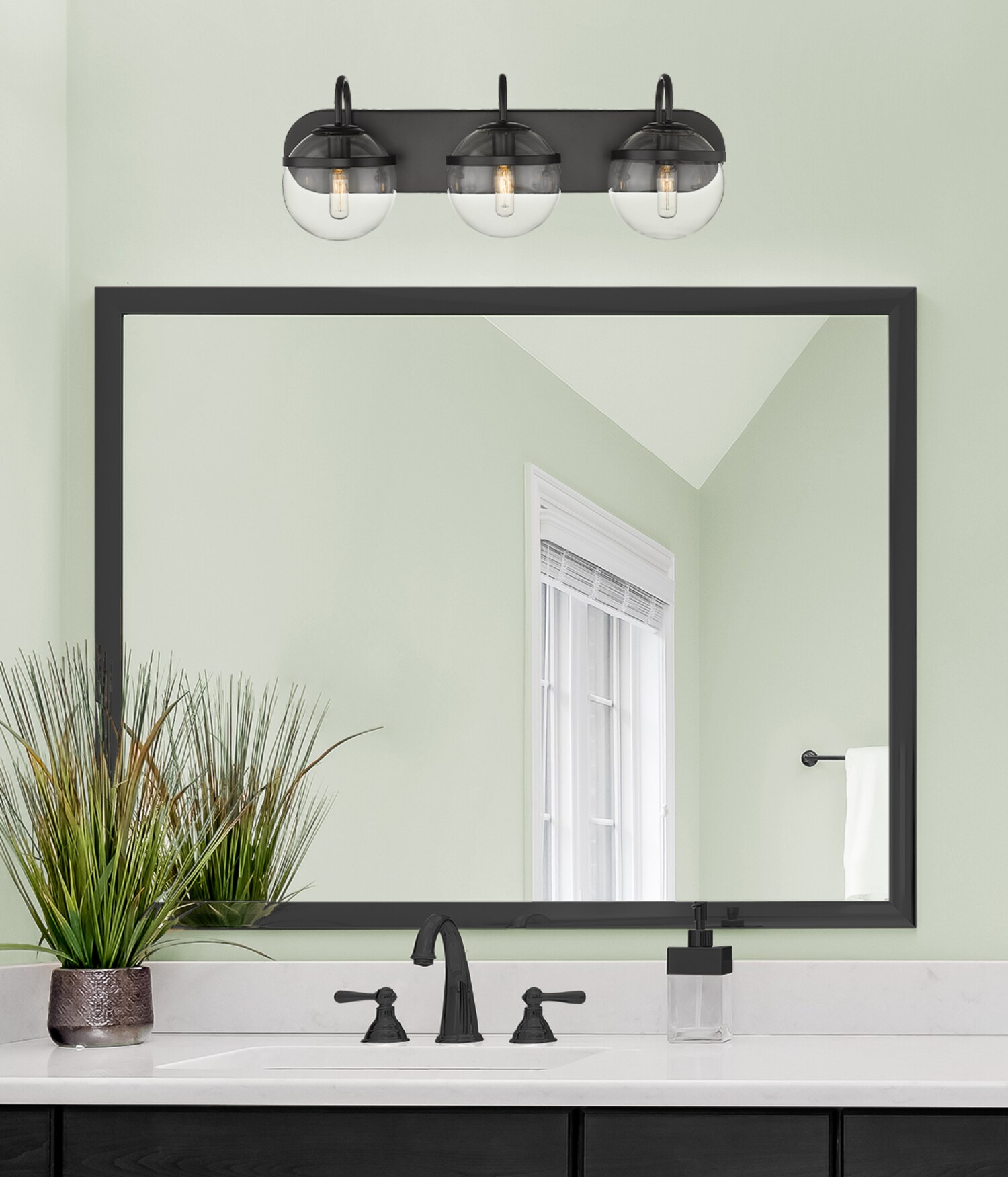 Innovations Lighting 350-3W-BK-CL b089995 - View #4