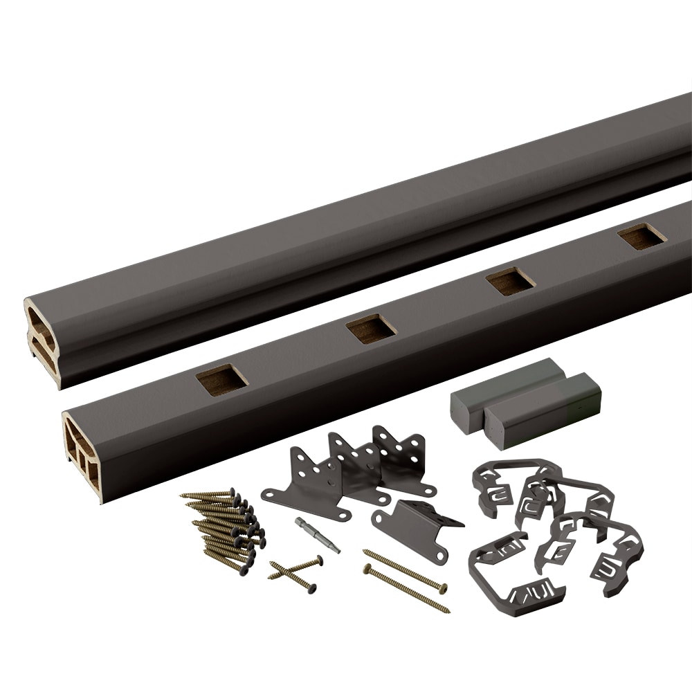 TimberTech RadianceRail Express 8-ft x 36-in Kona Composite Deck Rail Kit