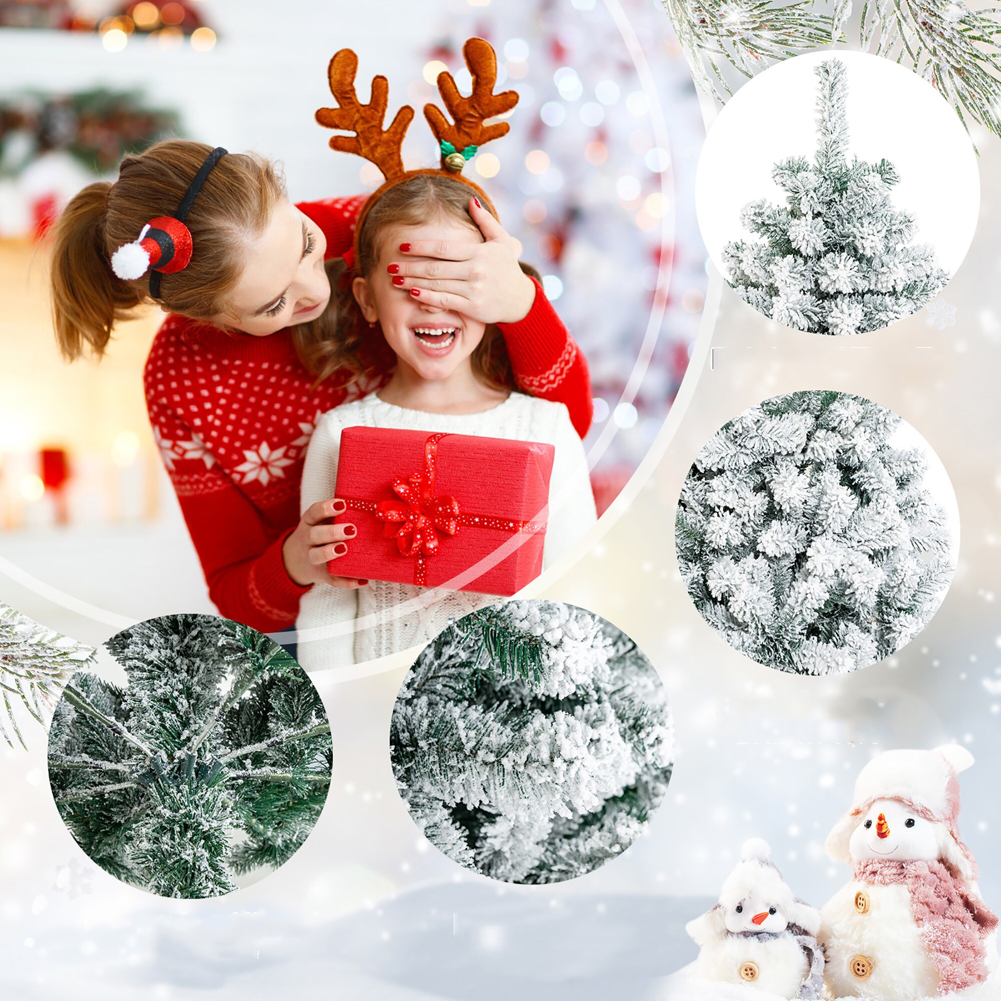 Costway CM22067 Artificial-Christmas-Trees - View #2