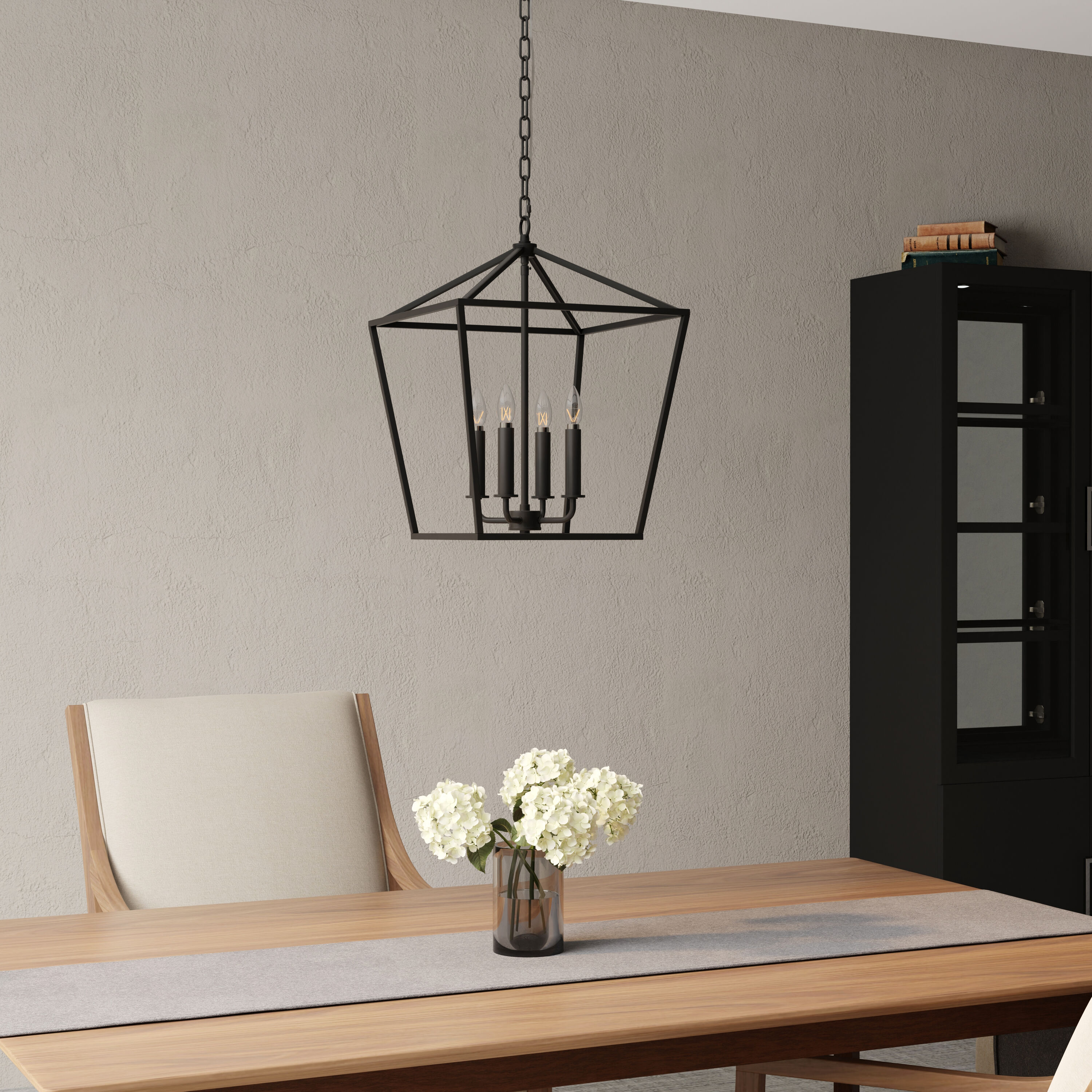 allen + roth CH31-4MBK Pendant-Lights - View #5