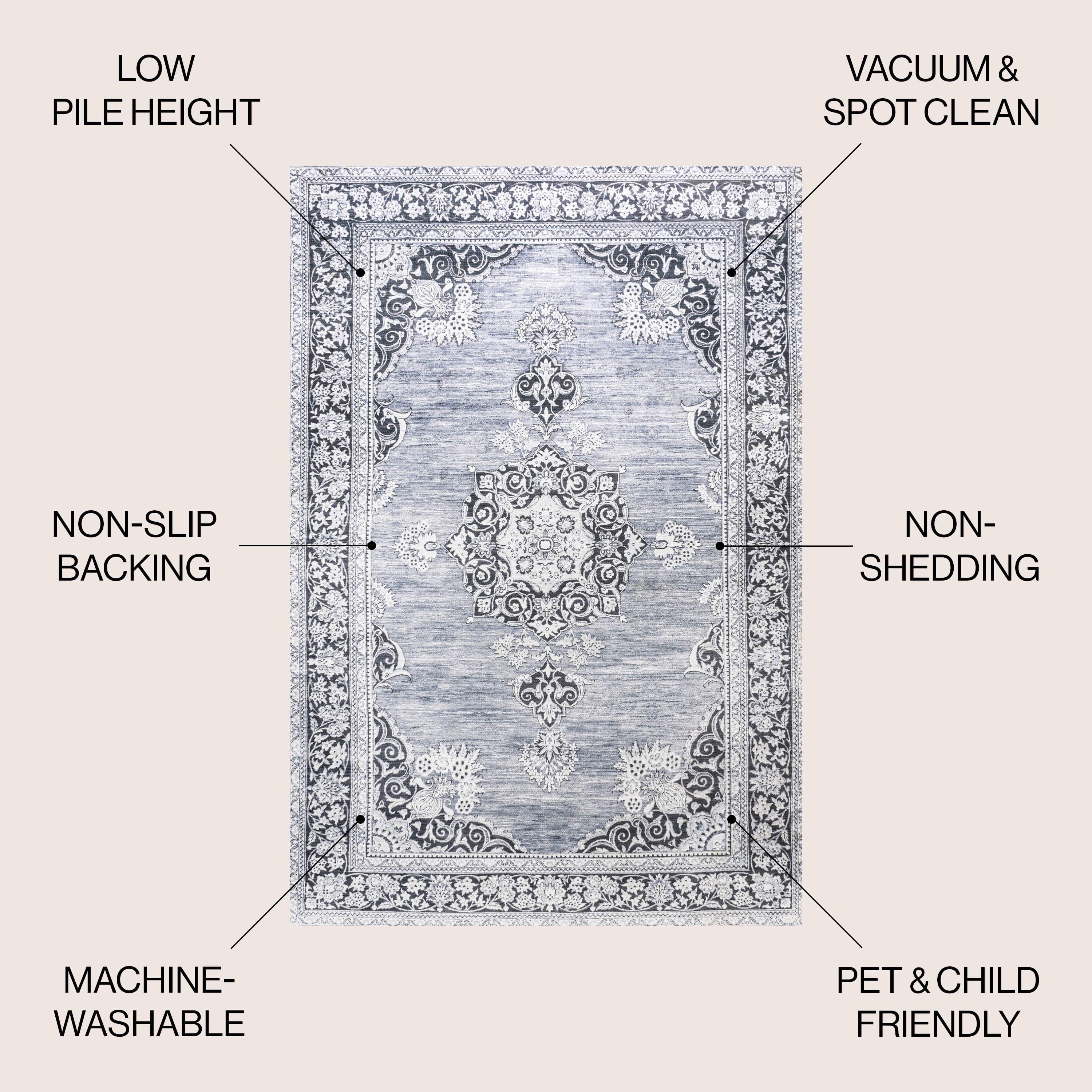 JONATHAN  Y WSH201A-4 rugs - View #2