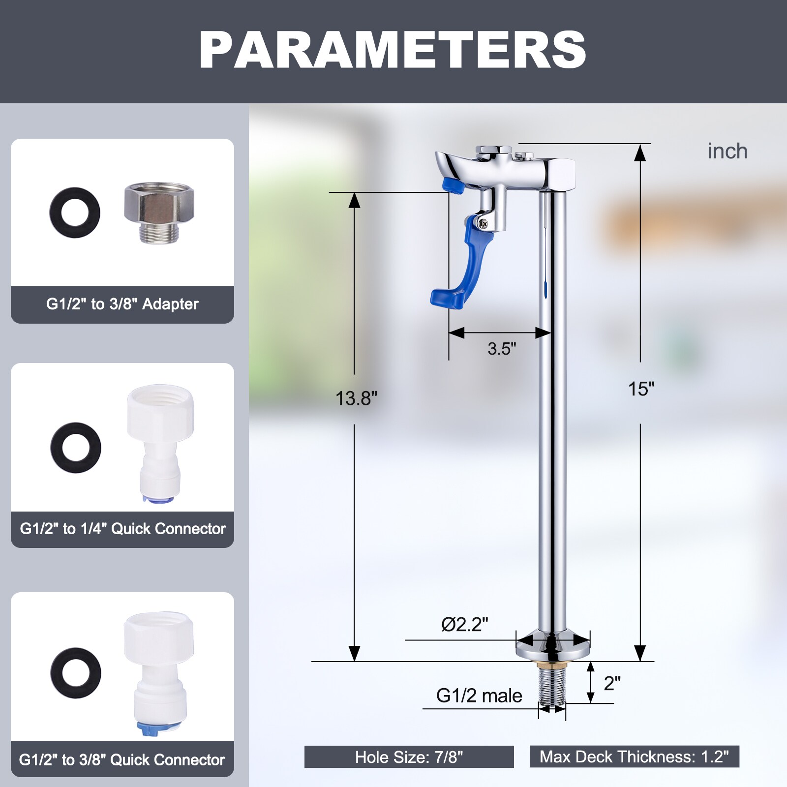 WOWOW K1018C-14 Kitchen-Faucets - View #7