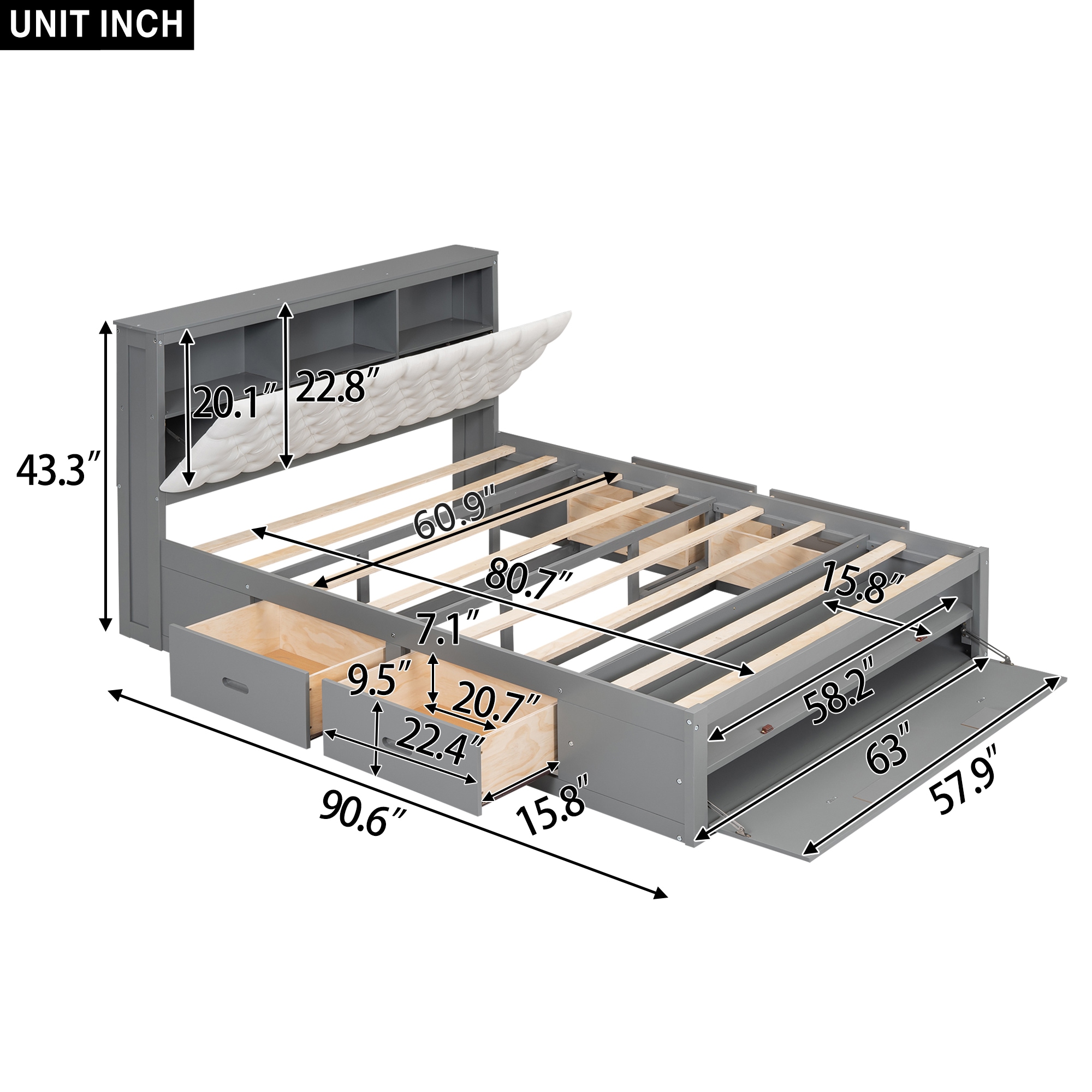 LUXEYARD DS-Y-YC-1411 beds - View #4