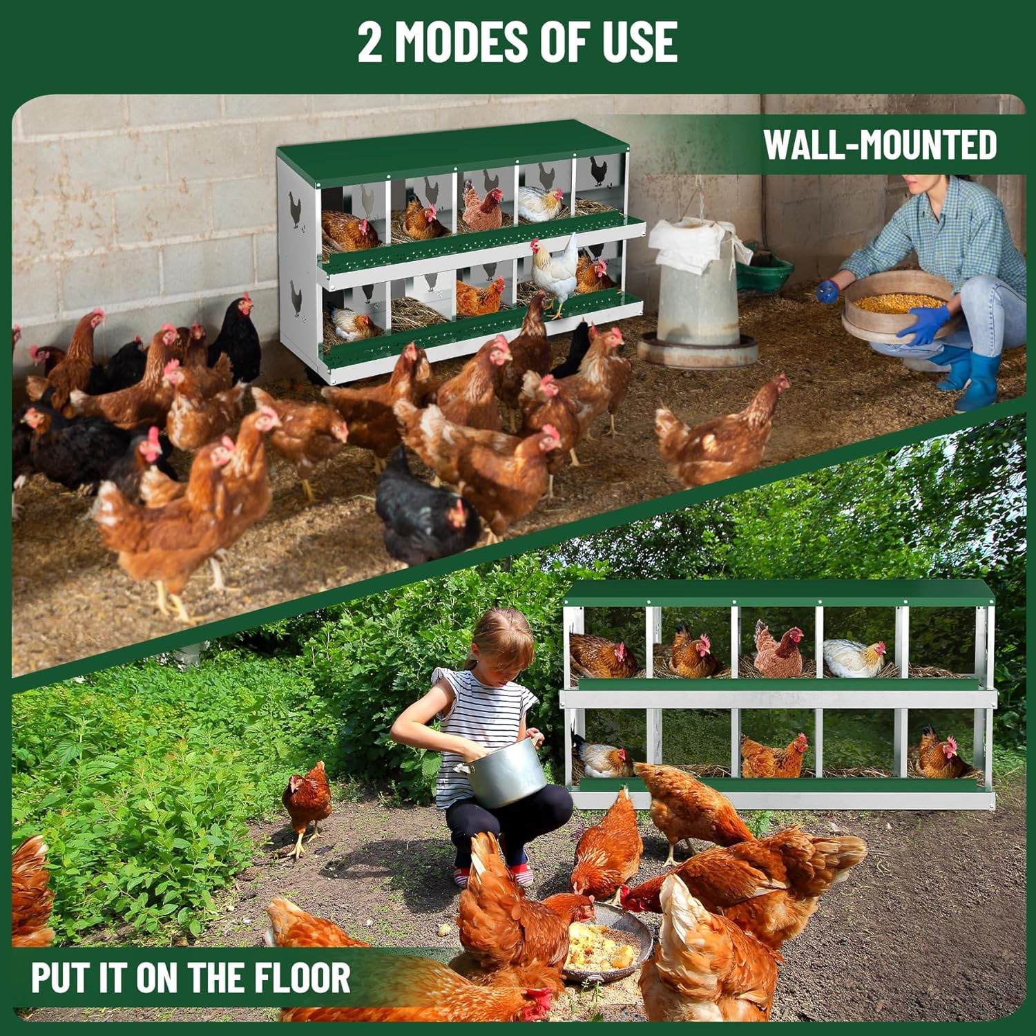 Qeetex GGL-PHO-348SAP6C Chicken-Coops-Rabbit-Hutches - View #3