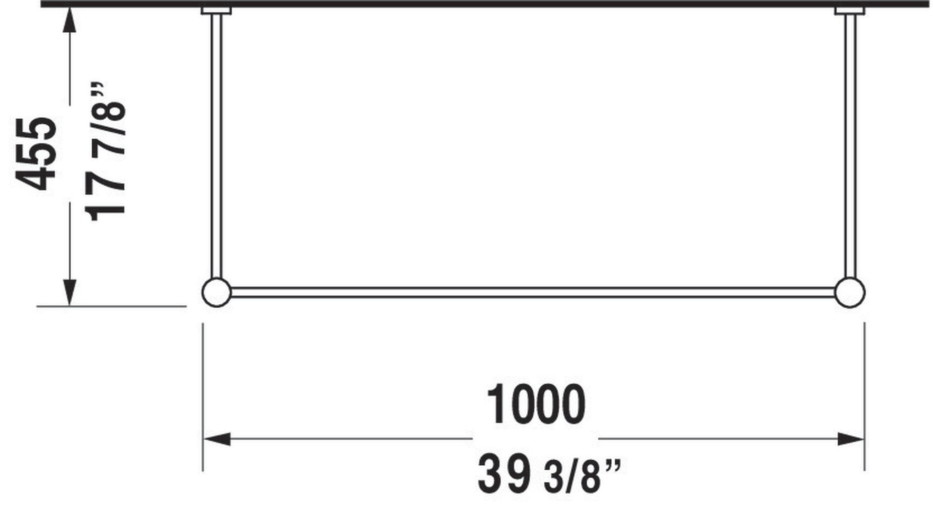 Duravit 0030721000 Console-Sinks - View #2