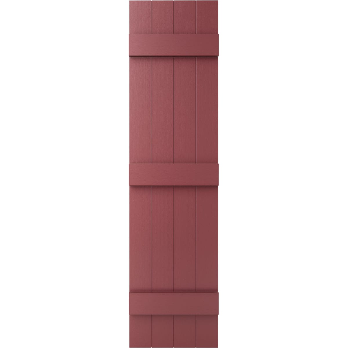 Ekena Millwork LJ4S14X07100WN 14-in W x 71-in H Wineberry Board and batten Exterior Shutters ( 2 -Pack )