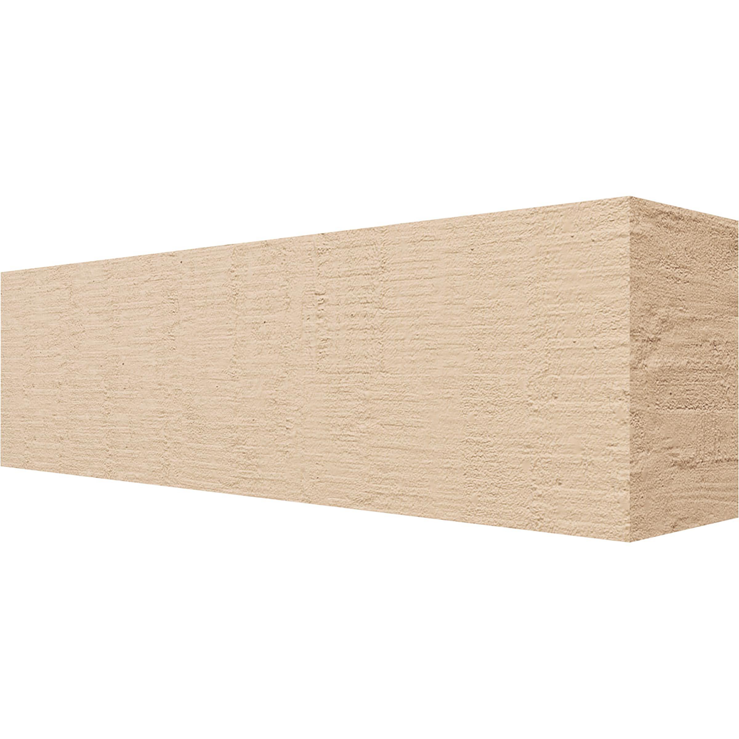 Ekena Millwork RFTU06X08X28BLKRCPR Block Woodgrain 6-in x 8-in x 28-in Brown Urethane Standard bracket