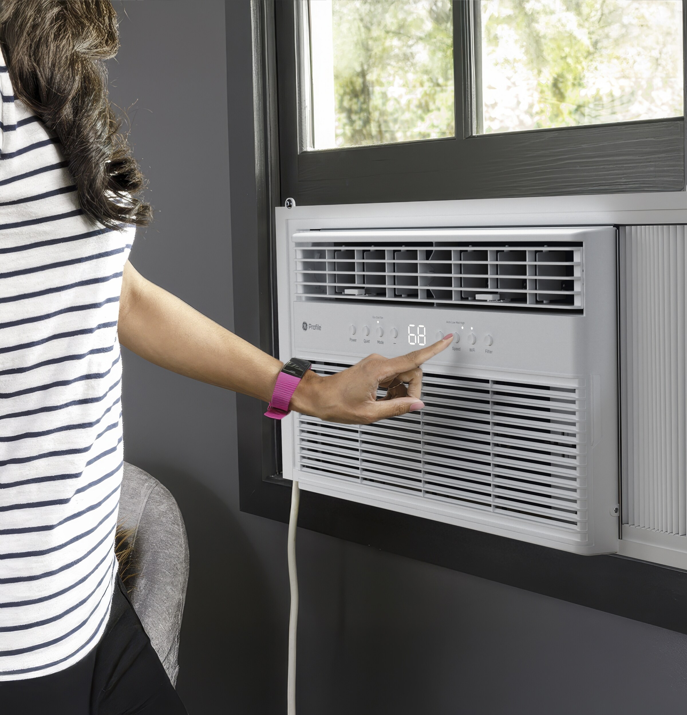 GE PWJV14WWF Window-Air-Conditioners - View #6