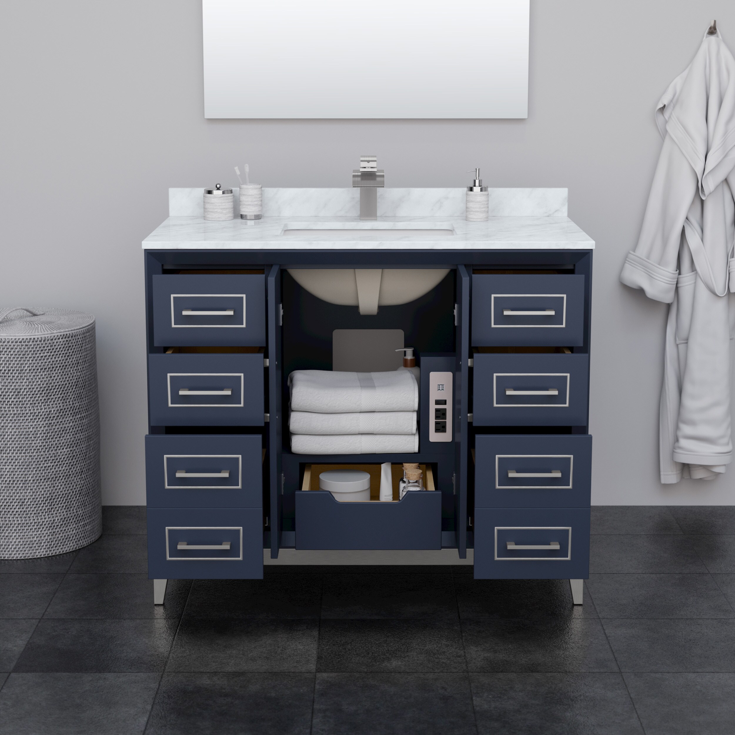 Wyndham Collection WCH515142SBNCXSXXMXX vanities - View #3