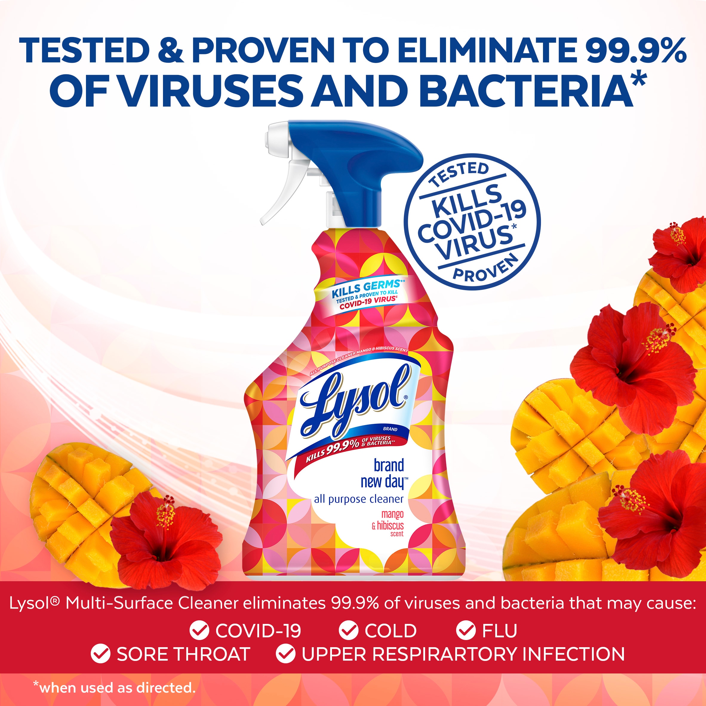 LYSOL Brand New Day 32-oz Mango and Hibiscus Disinfectant Liquid All ...