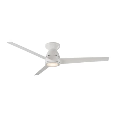 Modern Forms Tip Top 52 In Matte White, Battery Operated Ceiling Fan No Wiring
