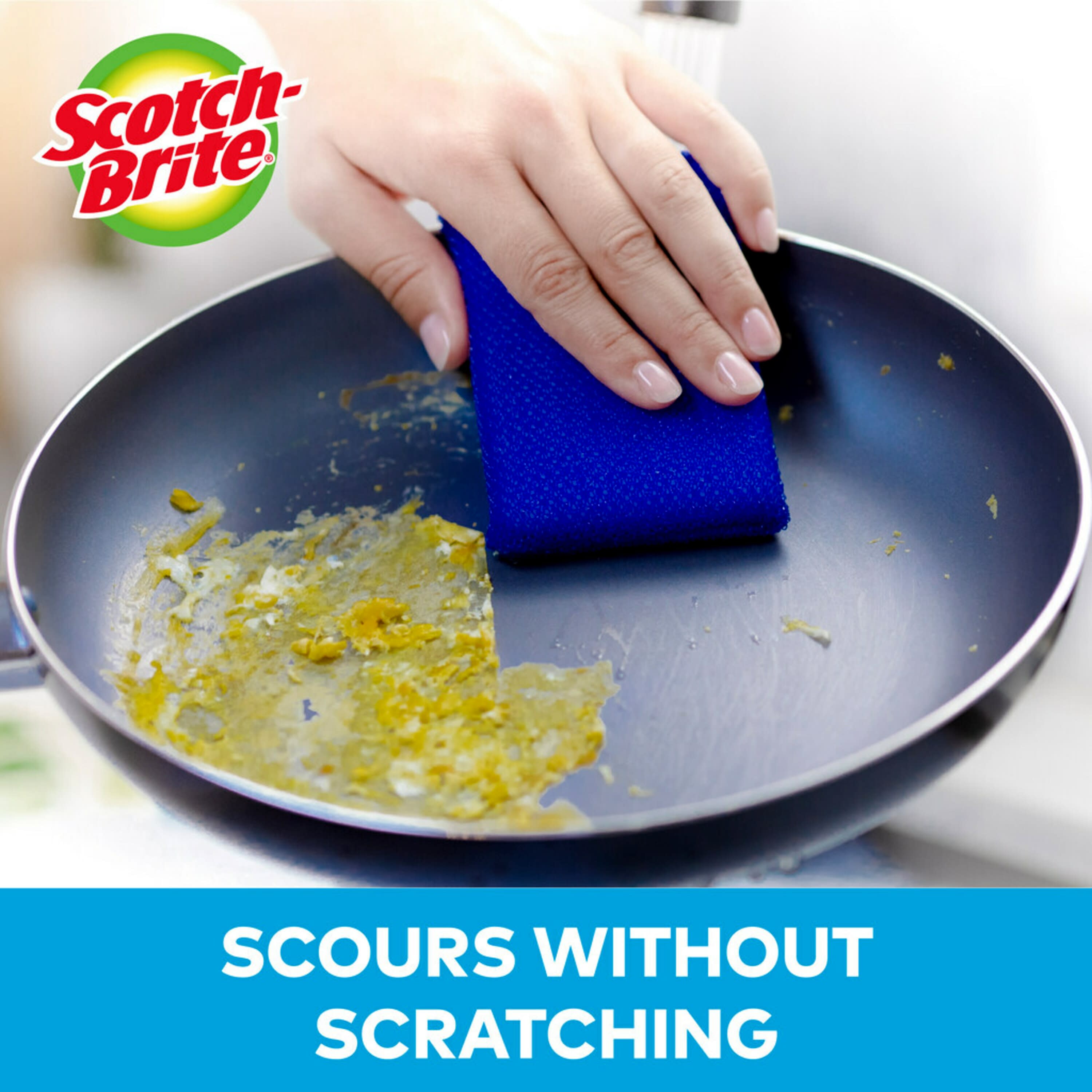 Scotch-Brite Sponge with scouring pad Polymer Foam Sponge with Scouring Pad  (2-Pack) in the Sponges & Scouring Pads department at