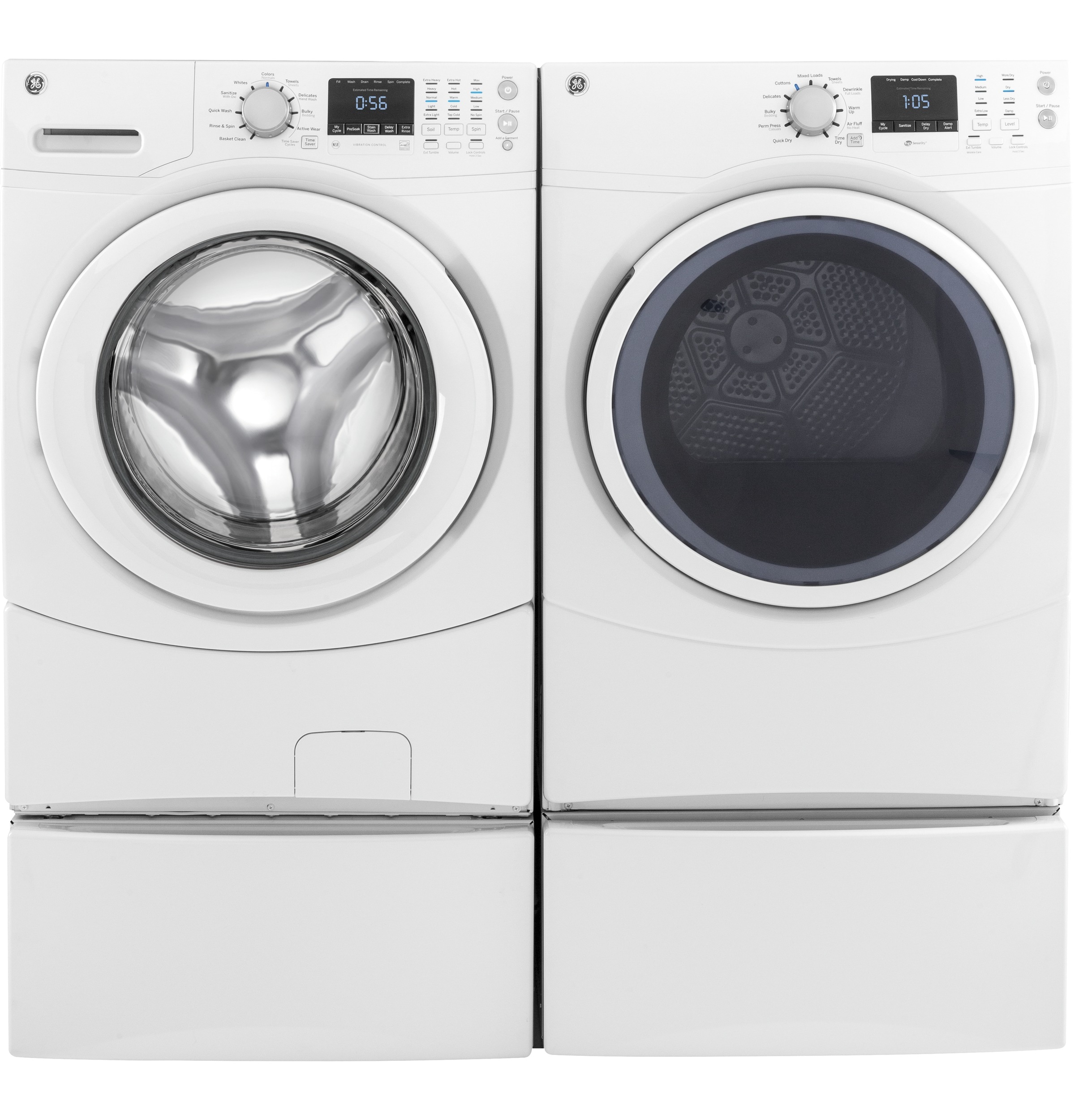 GE 7.5-cu ft Stackable Electric Dryer (White) in the Electric Dryers ...