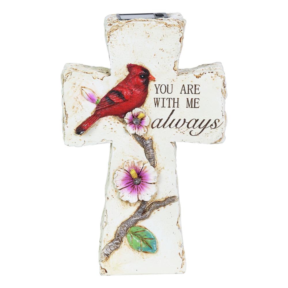 Exhart 71180-RS 9.25-in H x 5.71-in W Religion Garden Statue