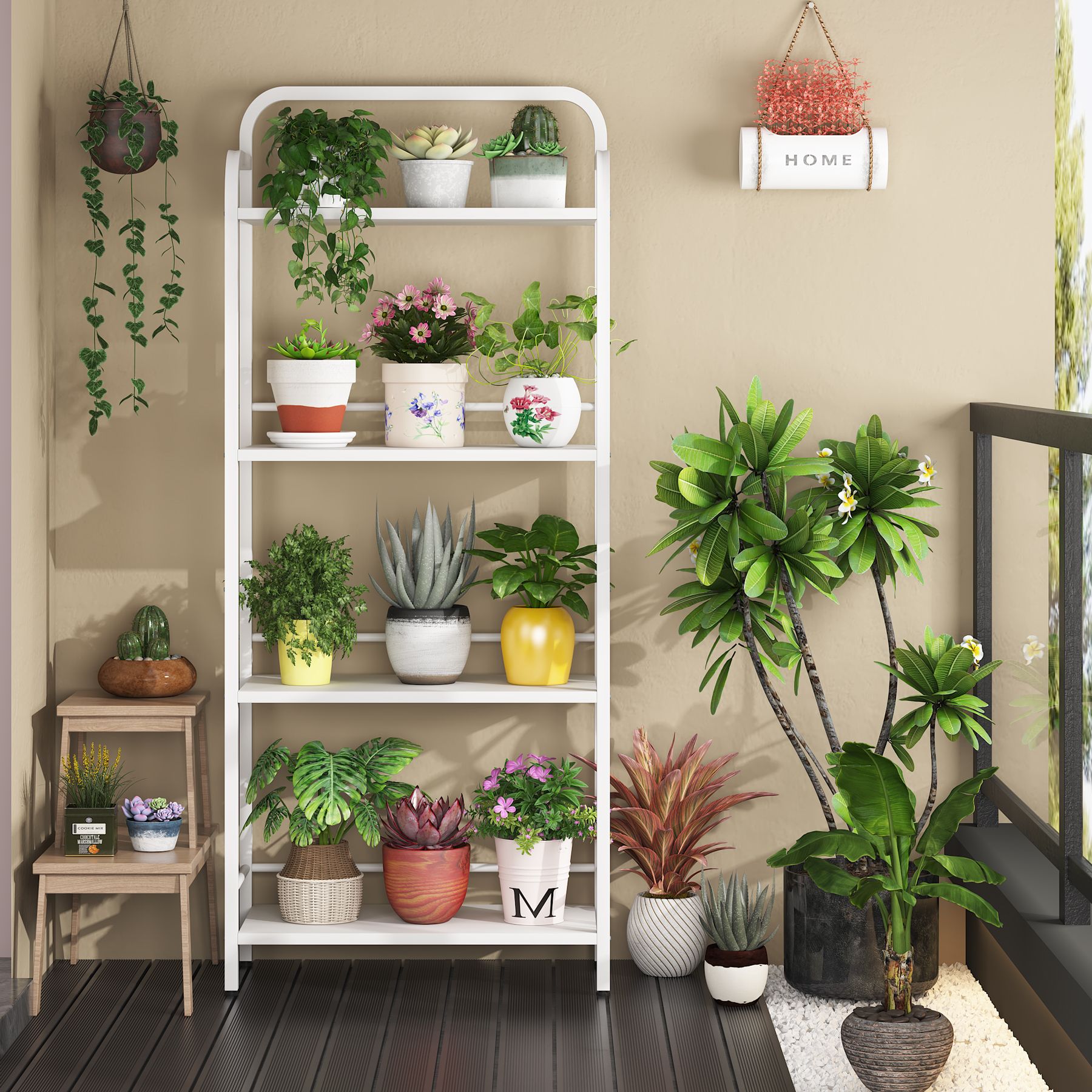 Tribesigns HOGA-J0032 bookcases - View #2