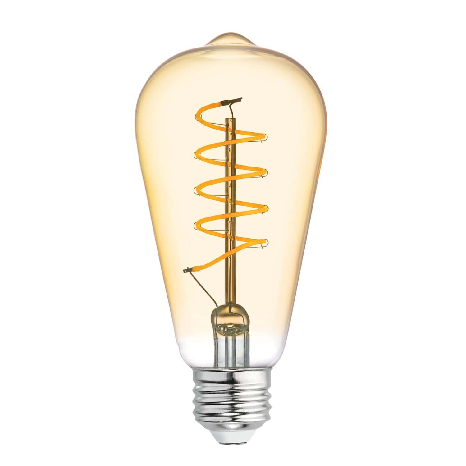 GE Vintage 60-Watt Medium Base (e-26) Dimmable LED Edison Bulb in the Decorative Light department at Lowes.com