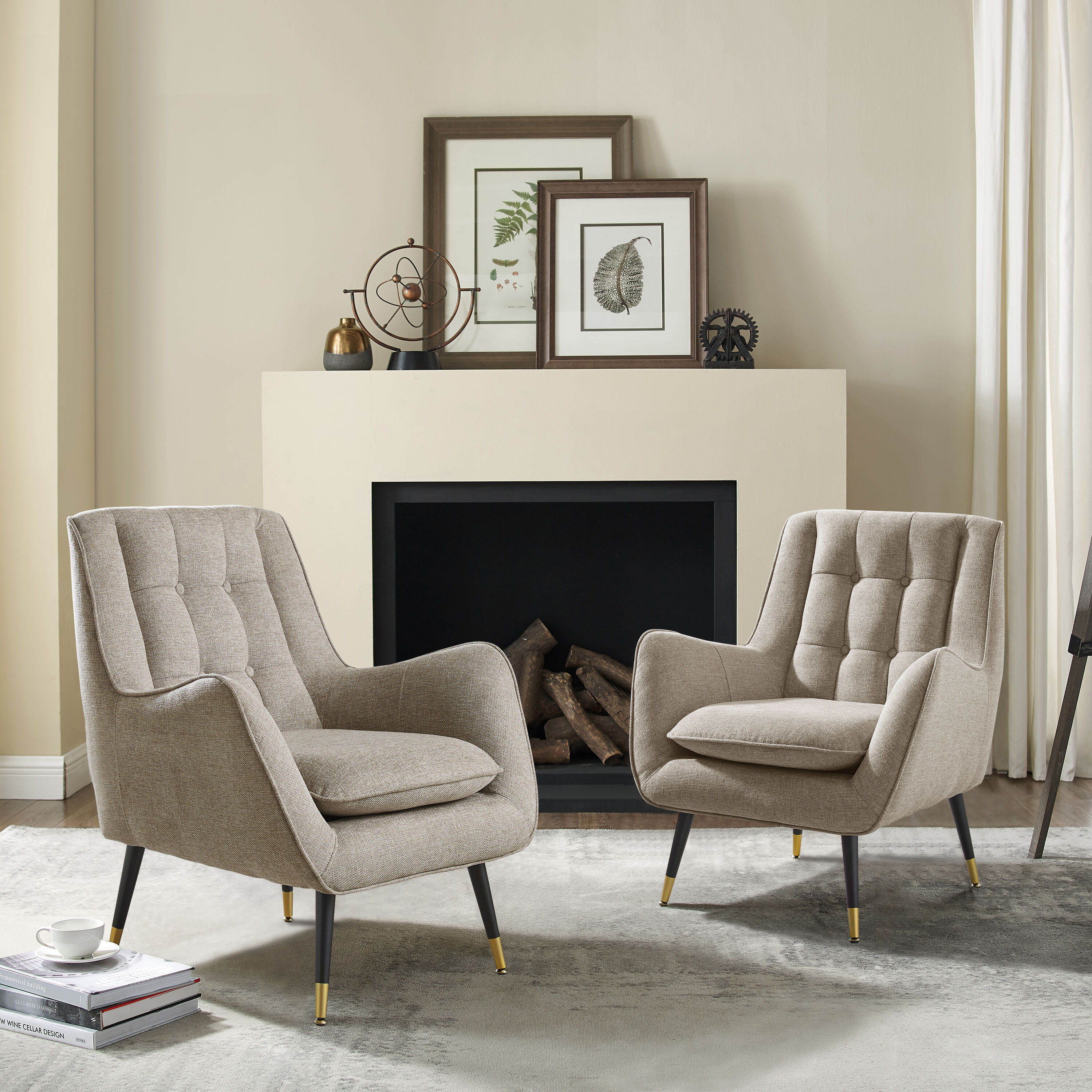 Art Leon SF021-OFFWHITE chairs - View #5