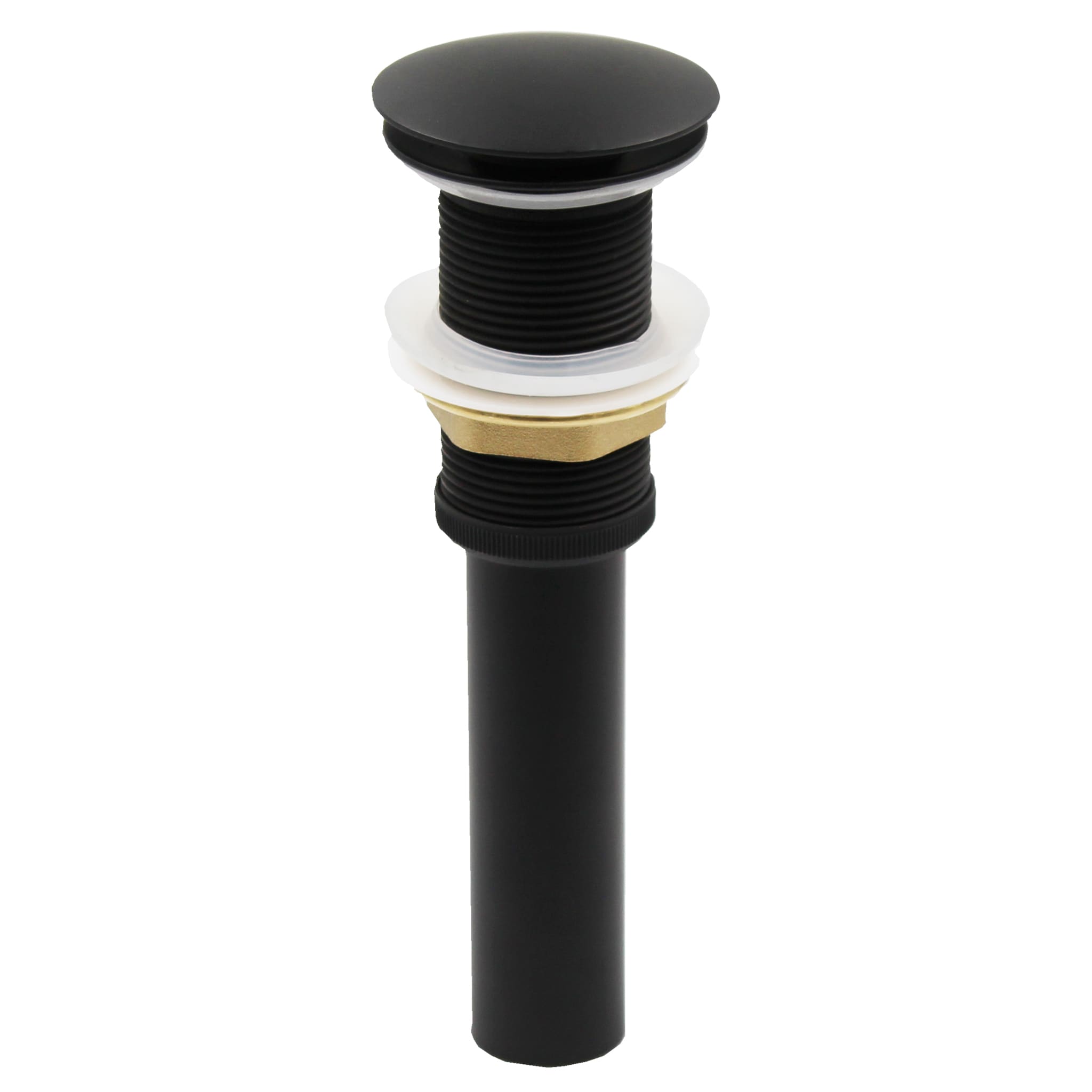 Novatto PUD-MB Decorative Matte Black Universal Sink pop up drain