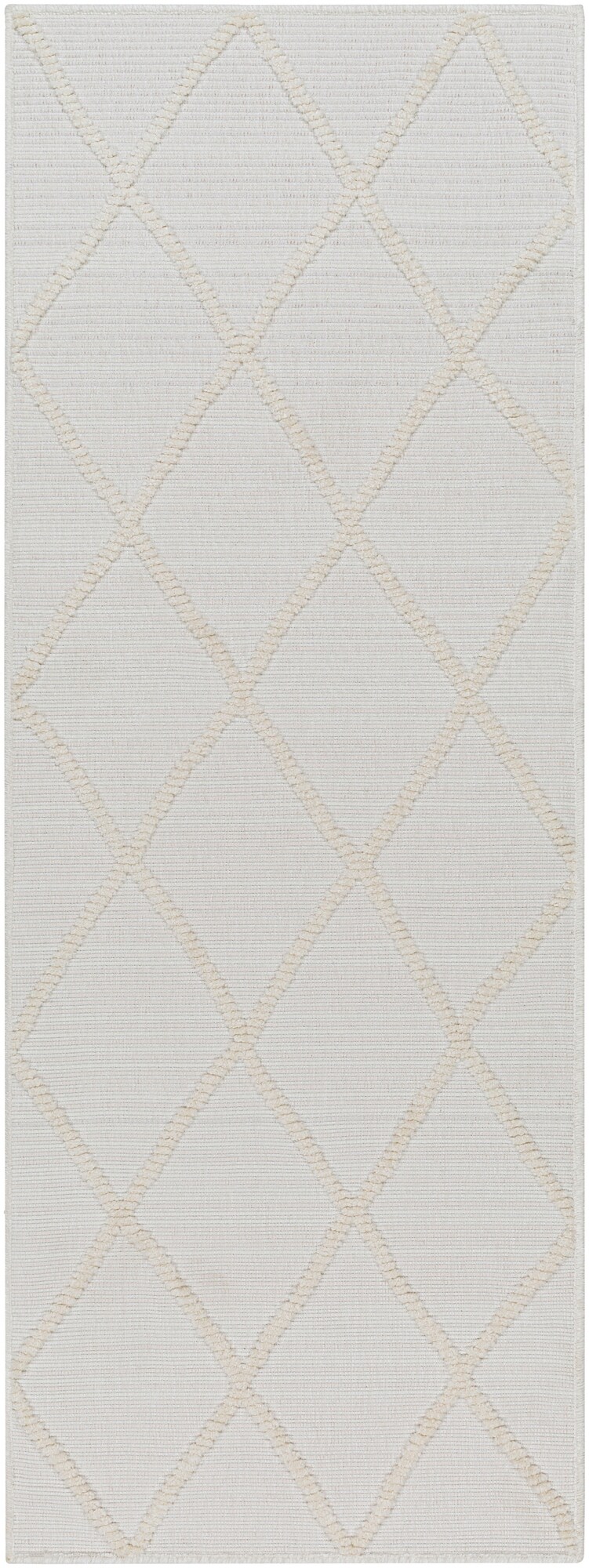 Livabliss LYA2303-2772 Lyna 3 x 8 (ft) Polypropylene Cream Rectangular Indoor Tribal Global Machine washable Runner rug