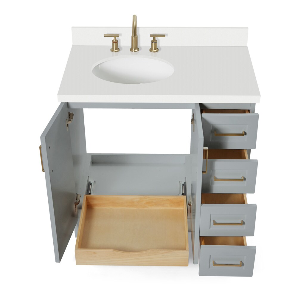 ARIEL Q037SLWQOVOGRY Bath-Vanity-Combo - View #6