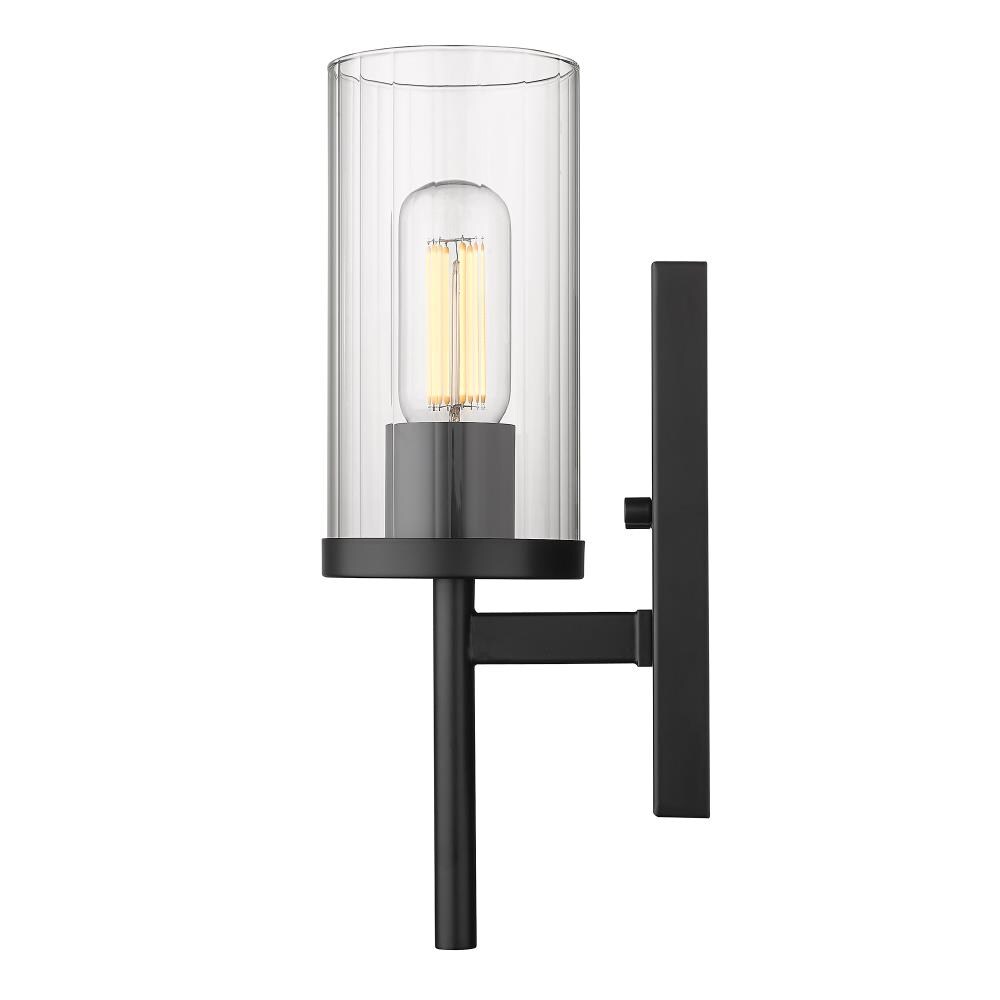 Golden Lighting 7011-1W BLK-CLR b090000 - View #2
