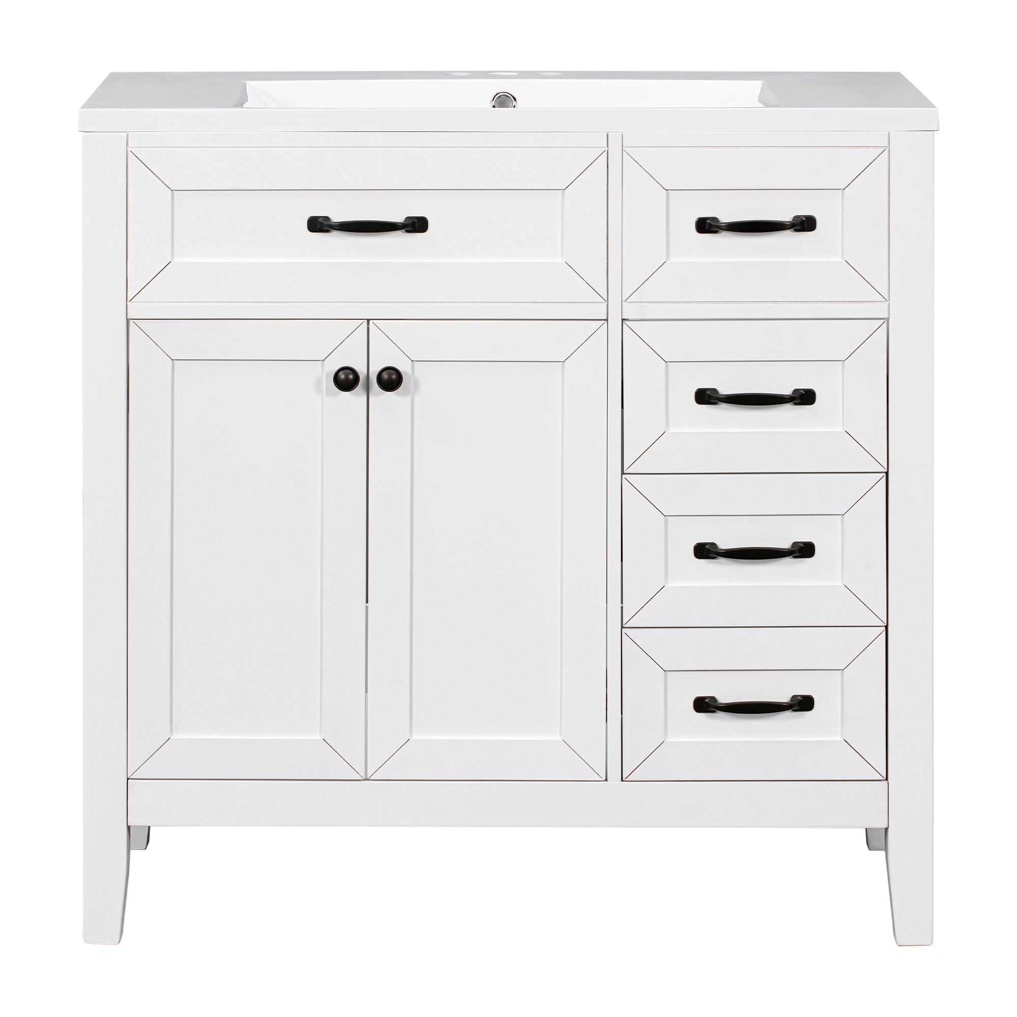 WELLFOR NIE-N7VT007 Bath-Vanity-Combo - View #2