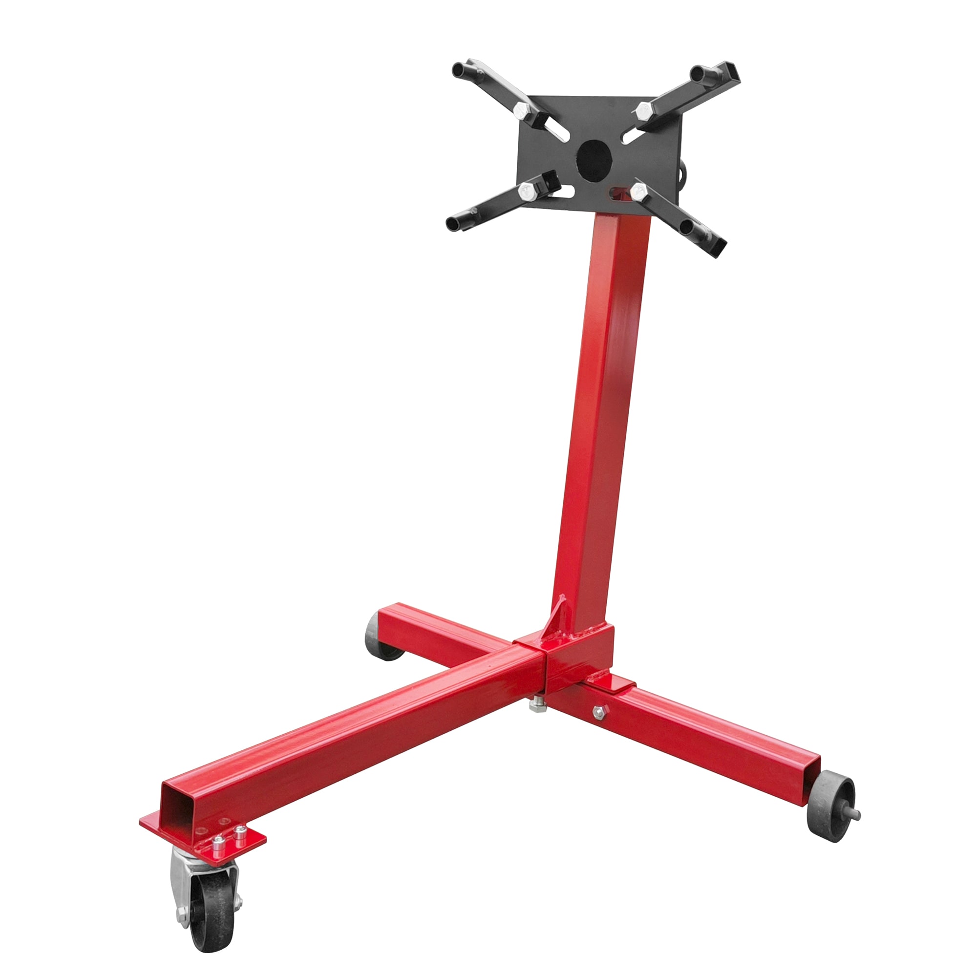 Kahomvis JT-2QP214-02 Engine Stand 750LBS Capacity 360 Degree Rotating Engine Run Stand with 3-Casters Heavy Duty Motorcycle Engine Stand for Auto Repair Vehicle Maintenance