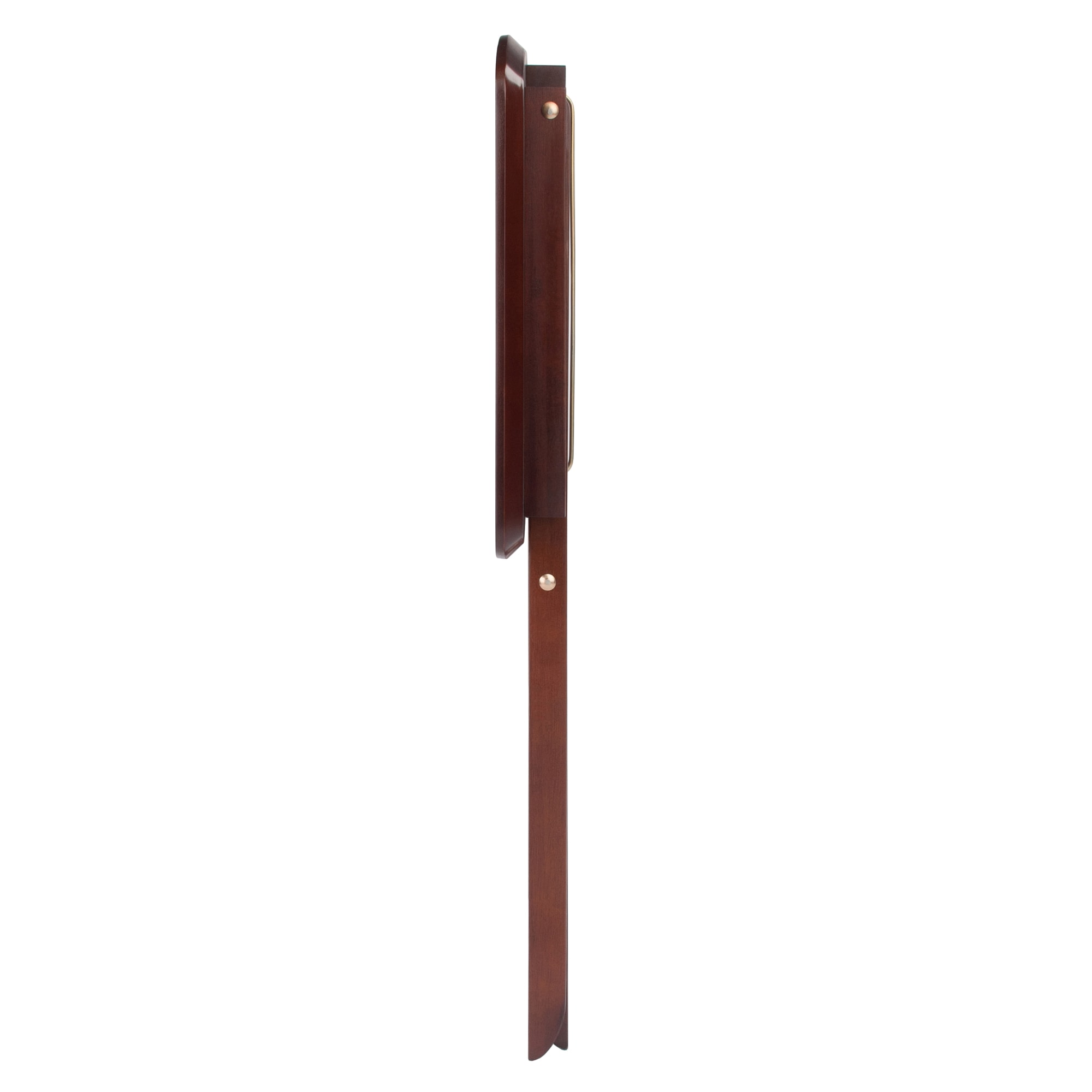 Darlene 2-Piece Walnut Rectangular Snack Table Set