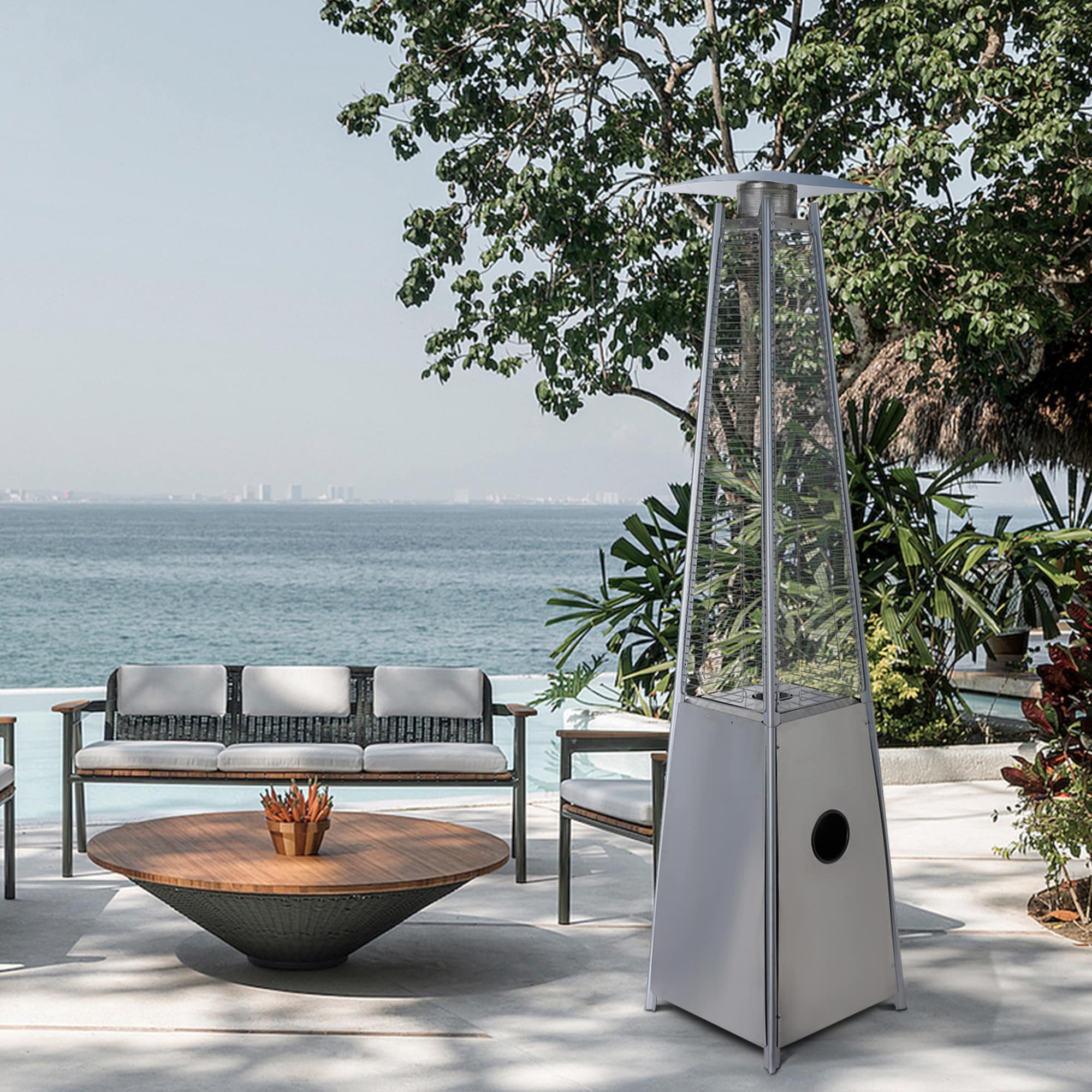 Miki Shinly UIXE-8SSB-01MI Outdoor-Gas-Patio-Heaters - View #6