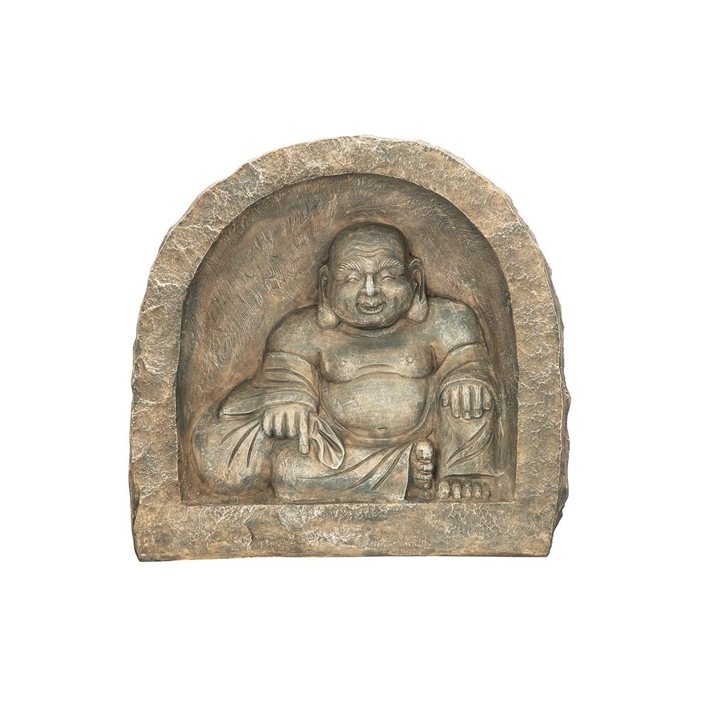 Design Toscano CS40170 21-in H x 20.5-in W Gray Buddha