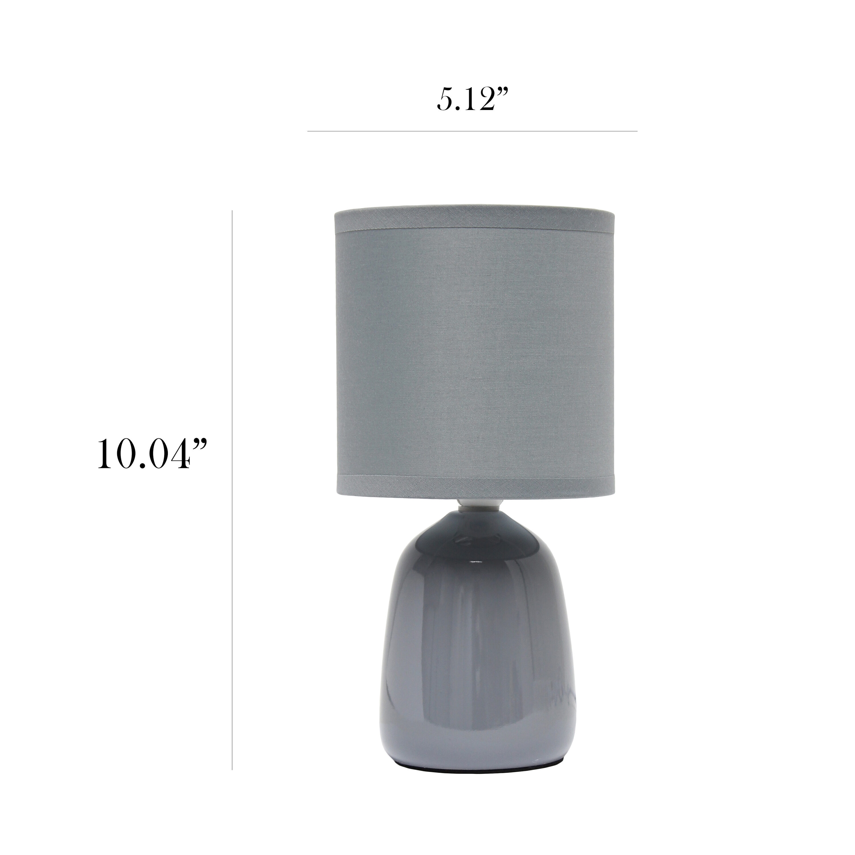 Simple Designs LT1134-GRY Table-Lamps - View #12