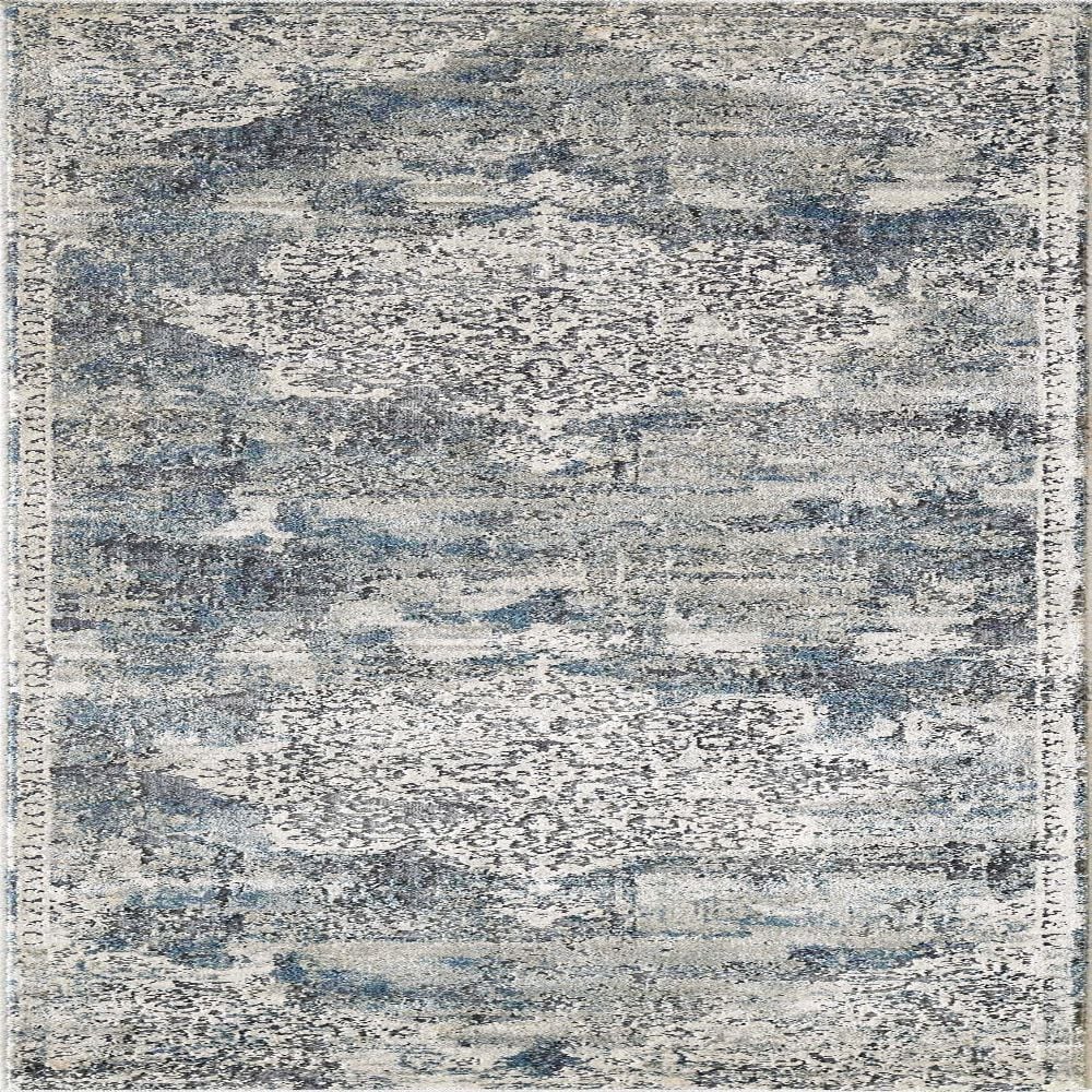 HomeRoots 353991 Bernadette 2 x 7 (ft) Rag Polyester Ivory Rectangular Indoor Distressed/Overdyed Runner rug