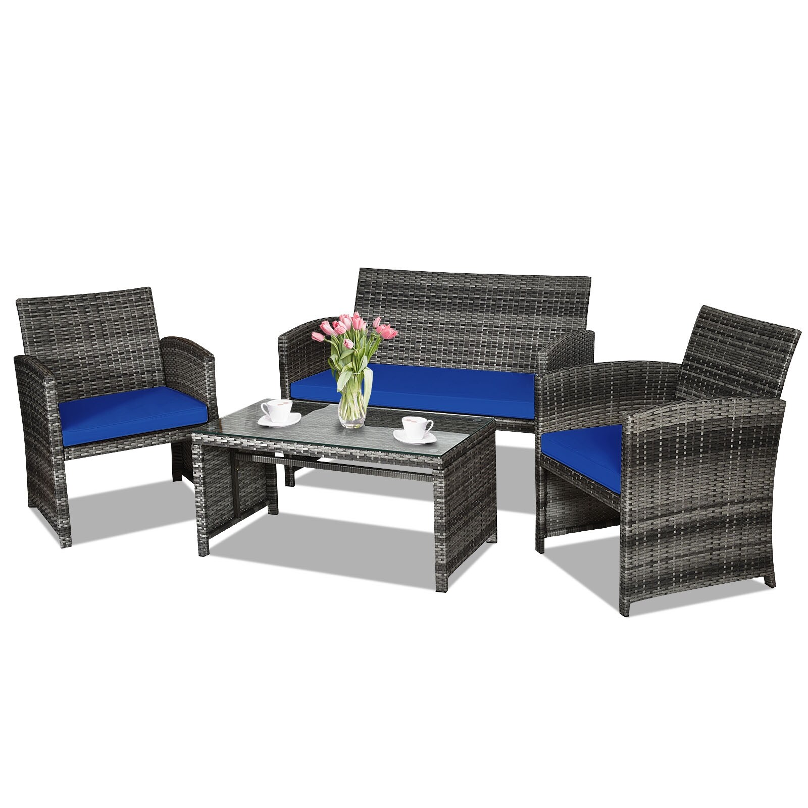 Slickblue D-CO-YN83236WH Patio-Conversation-Sets - View #4