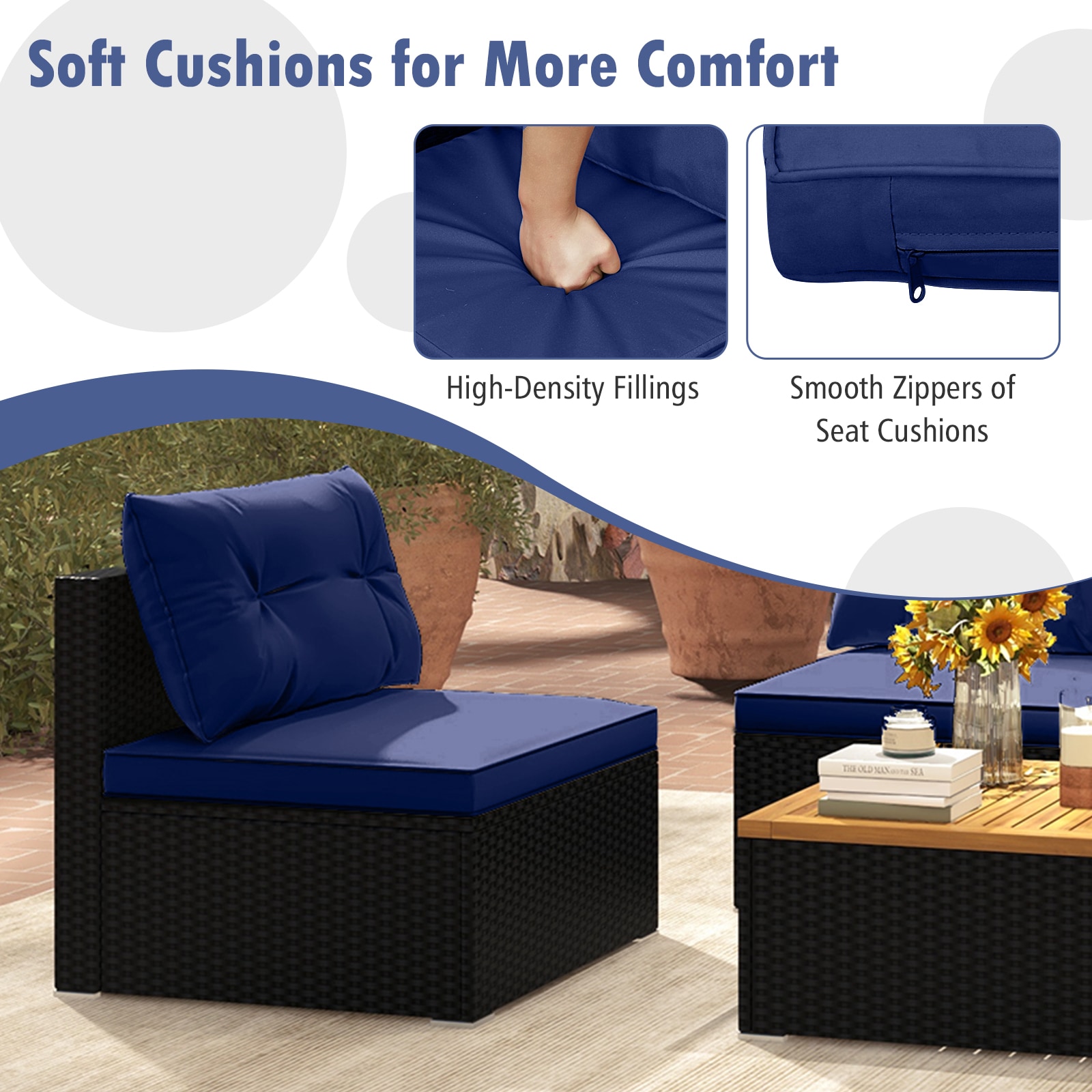 LIVIZA OUJ73007NY Patio-Sofas-Daybeds - View #5
