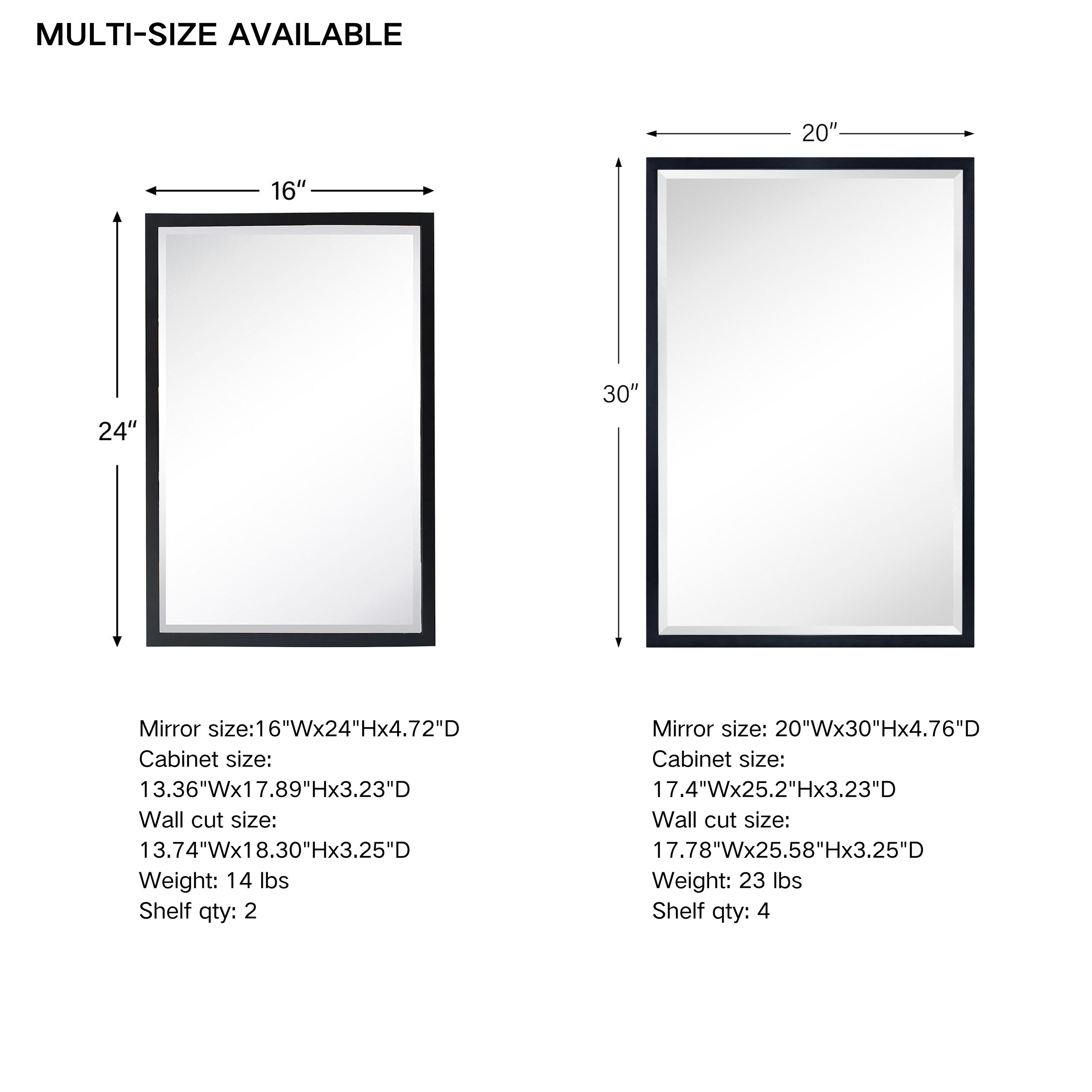 TEHOME GC-00178 Bathroom-Medicine-Cabinets - View #5