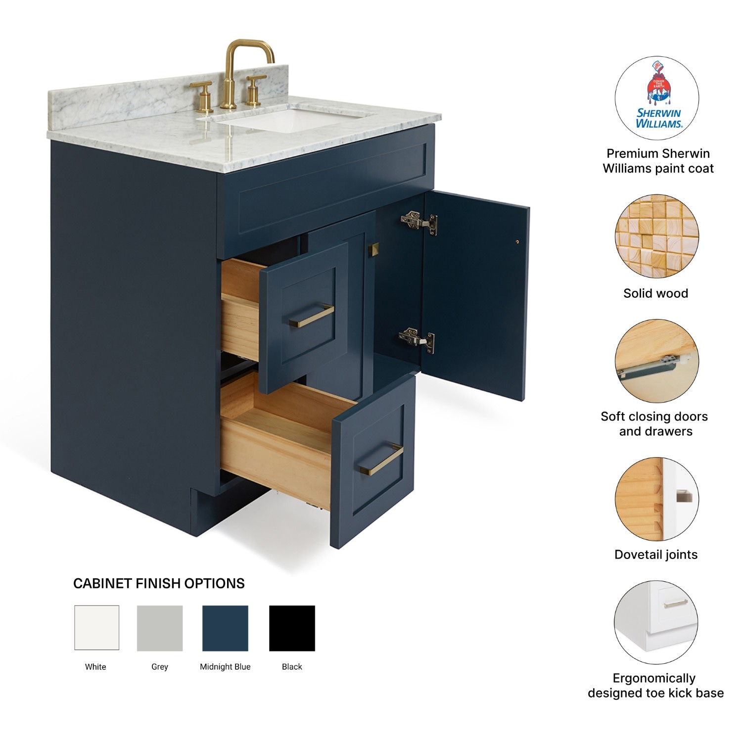 ARIEL F037SRCW2RVOMNB Bath-Vanity-Combo - View #5