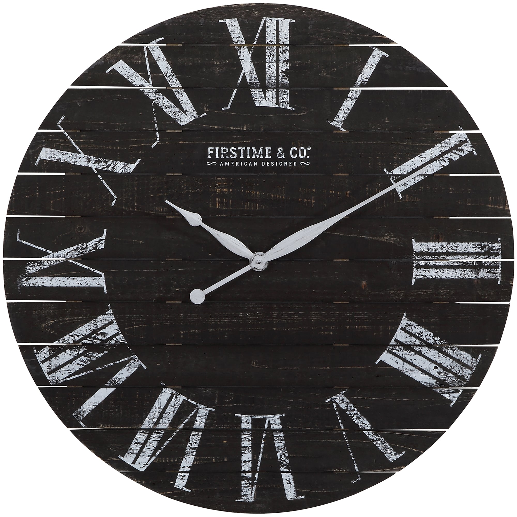 FirsTime 31092  and Co Analog Round Rustic