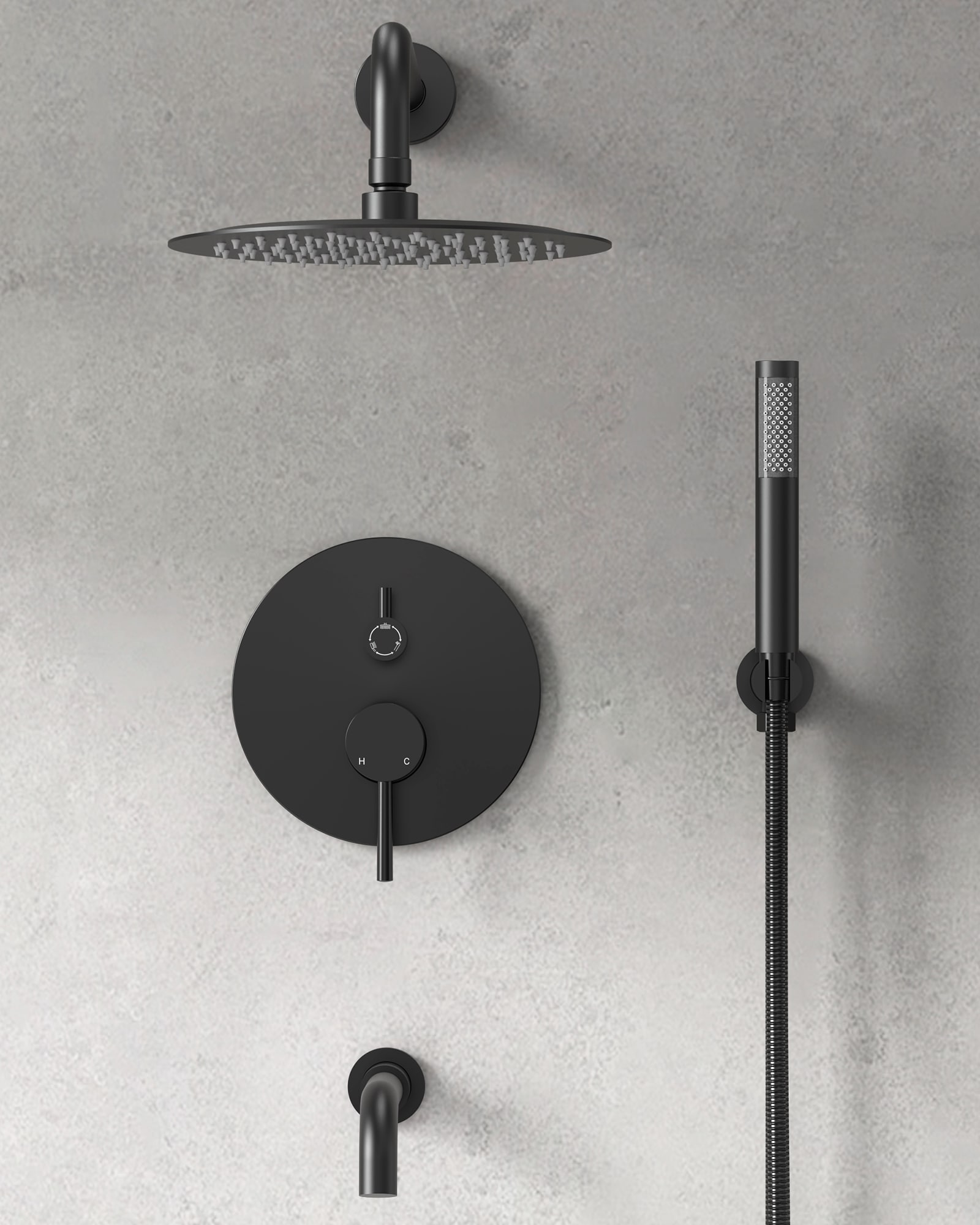 GRANDJOY TOBILI203C Showerhead-Bar-Panels - View #18